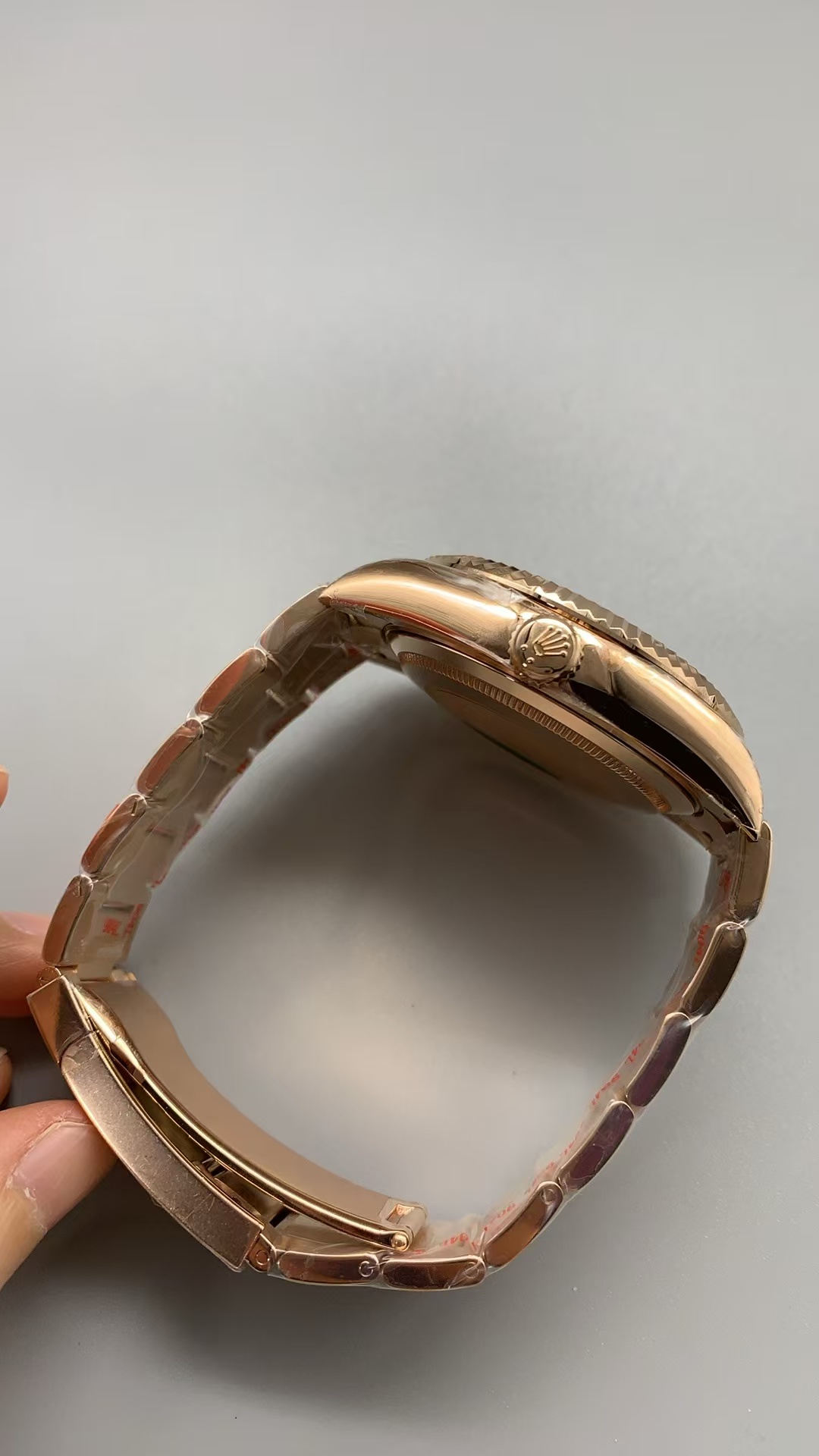 (image for) Noob Factory Rolex Sky-Dweller 336935 Rose Gold Case Chocolate Dial Clone ETA Movement