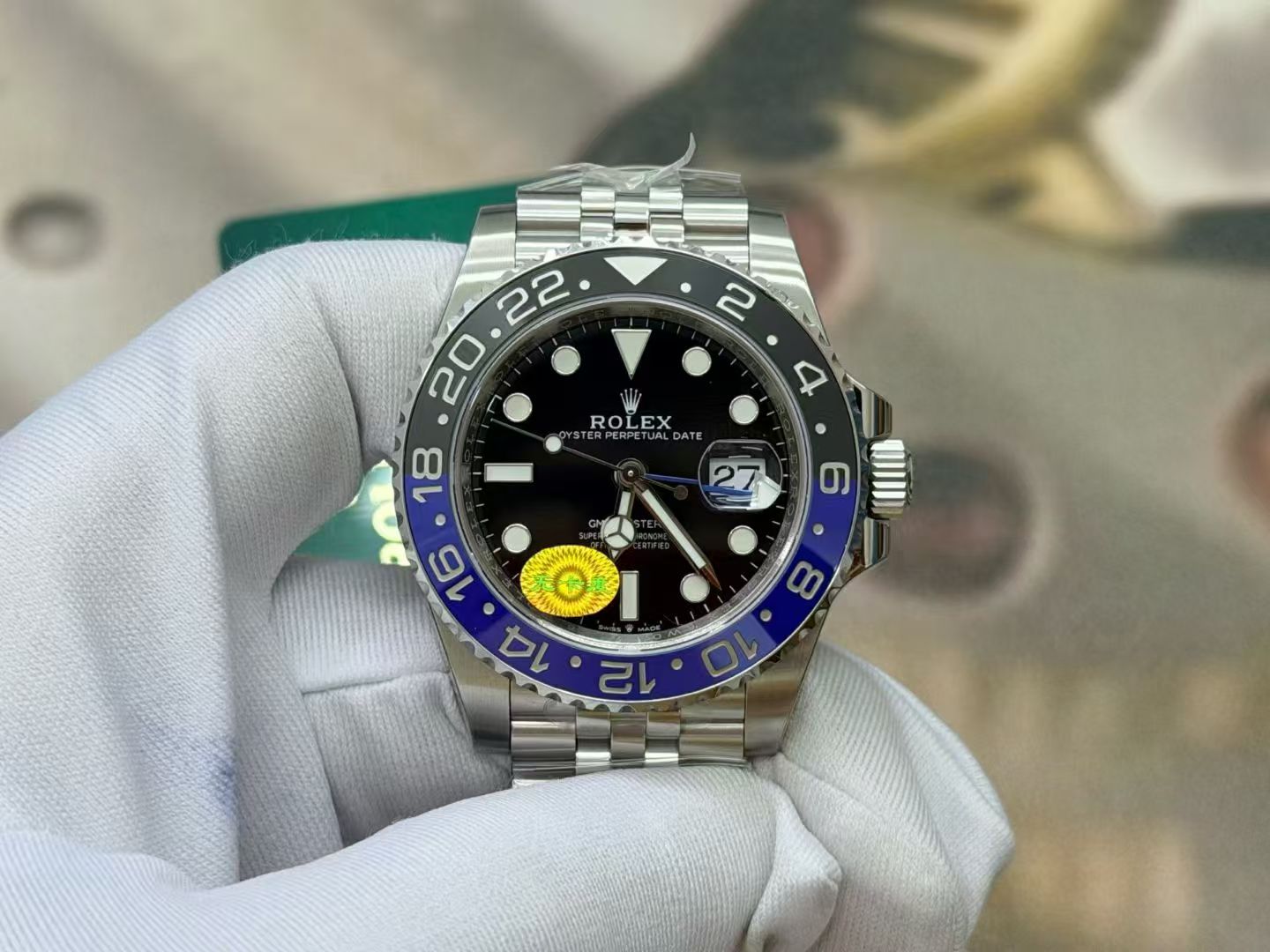 (image for) VSF Rolex GMT-Master II 126710BLNR Batgirl Black Blue Ceramic Bezel Super Clone 3285 Free-Sprung Movement