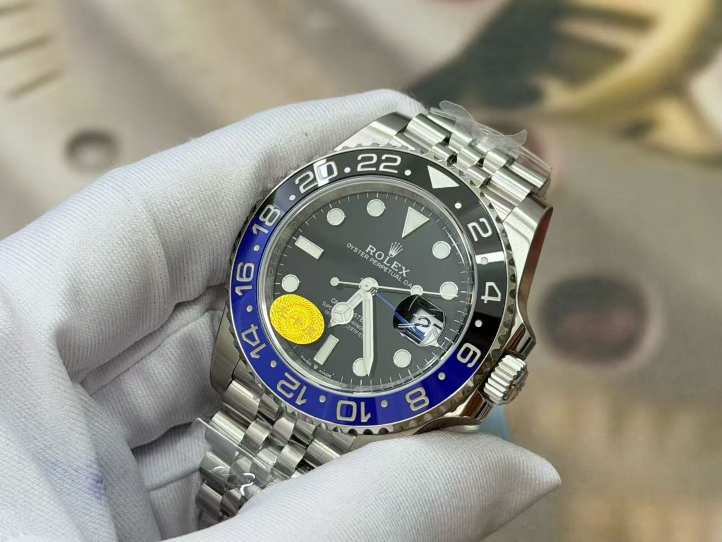 (image for) VSF Rolex GMT-Master II 126710BLNR Batgirl Black Blue Ceramic Bezel Super Clone 3285 Free-Sprung Movement