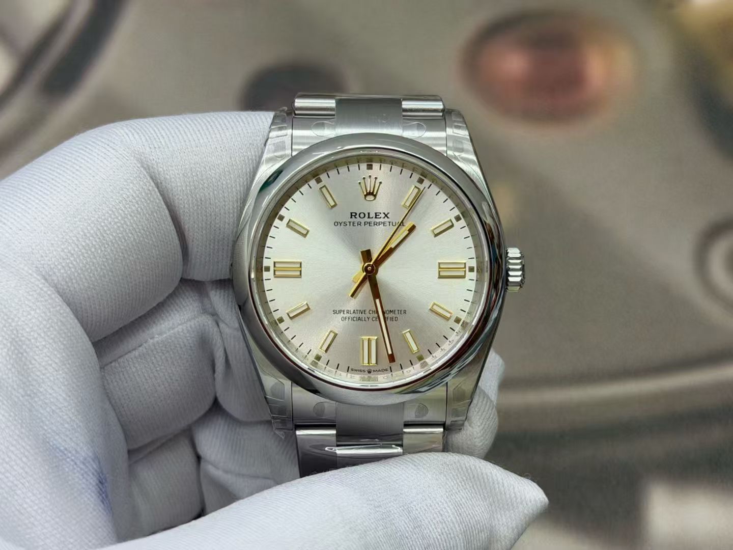(image for) VSF Rolex Oyster Perpetual 36mm 126000 Silver Dial Super Clone 3230 Movement