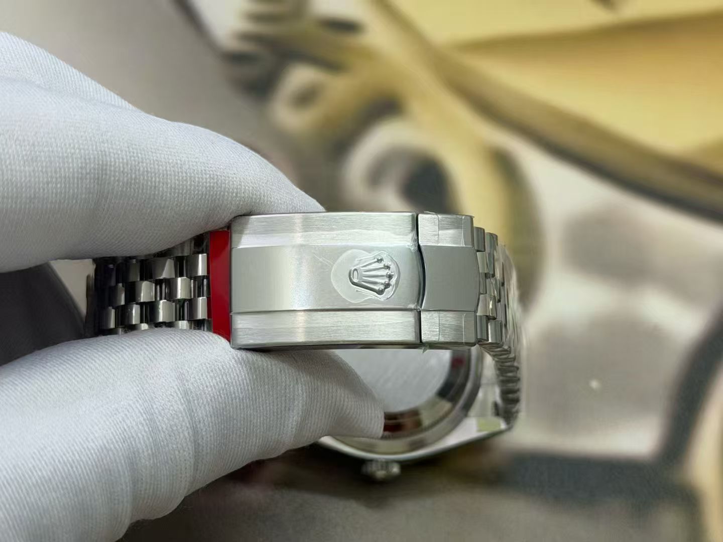 (image for) VSF Rolex Datejust 36mm Gain Weight Silver Dial Diamond Markers Super Clone 3235 Movement
