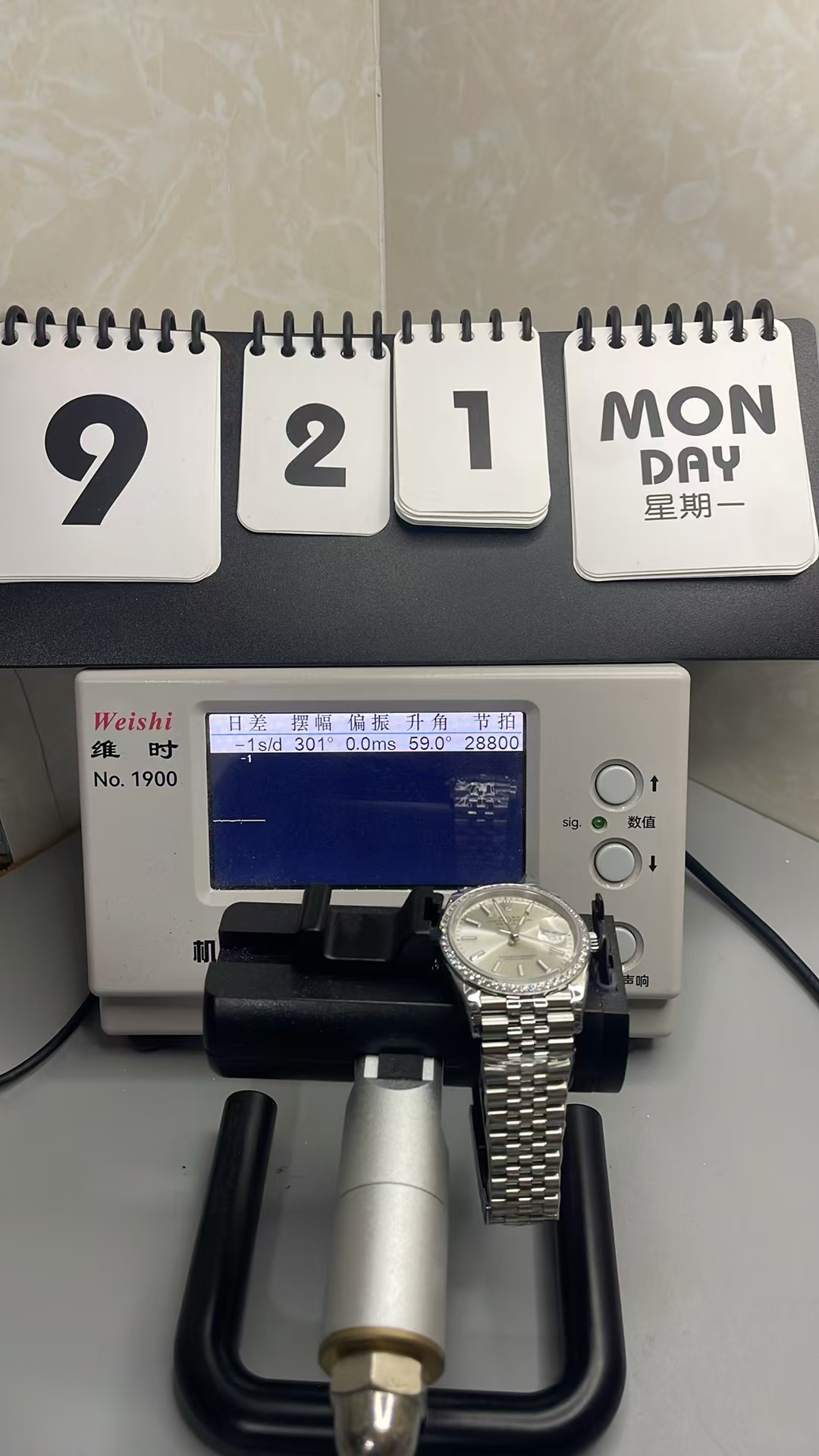 (image for) VSF Rolex Datejust 36mm Diamond Bezel Silver Dial with Super Clone 3235 Movement