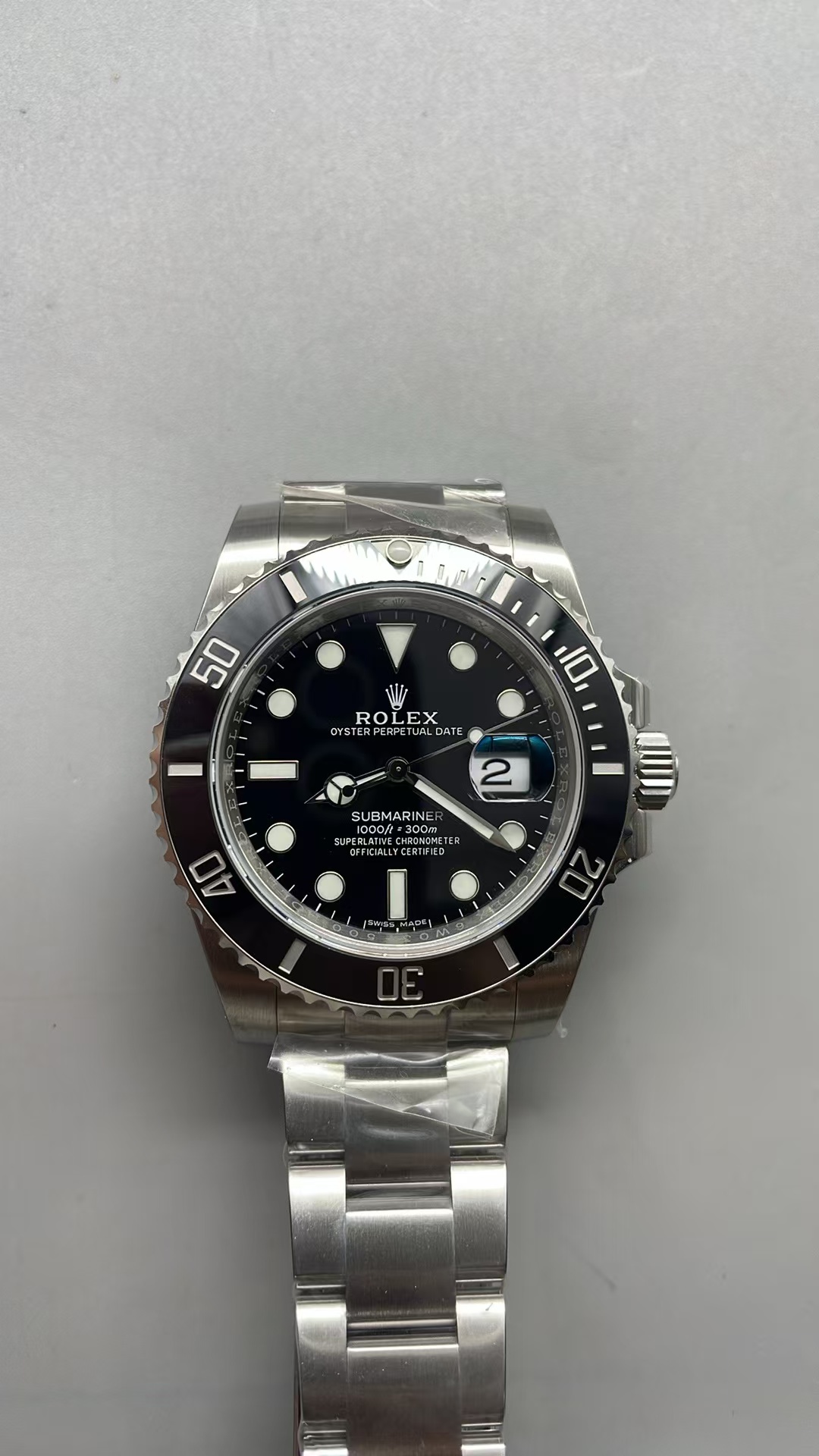 (image for) VSF Rolex Submariner 40mm 116610LN Black Ceramic Bezel Super Clone 3135 Movement