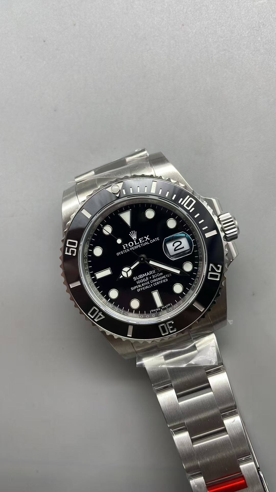(image for) VSF Rolex Submariner 40mm 116610LN Black Ceramic Bezel Super Clone 3135 Movement