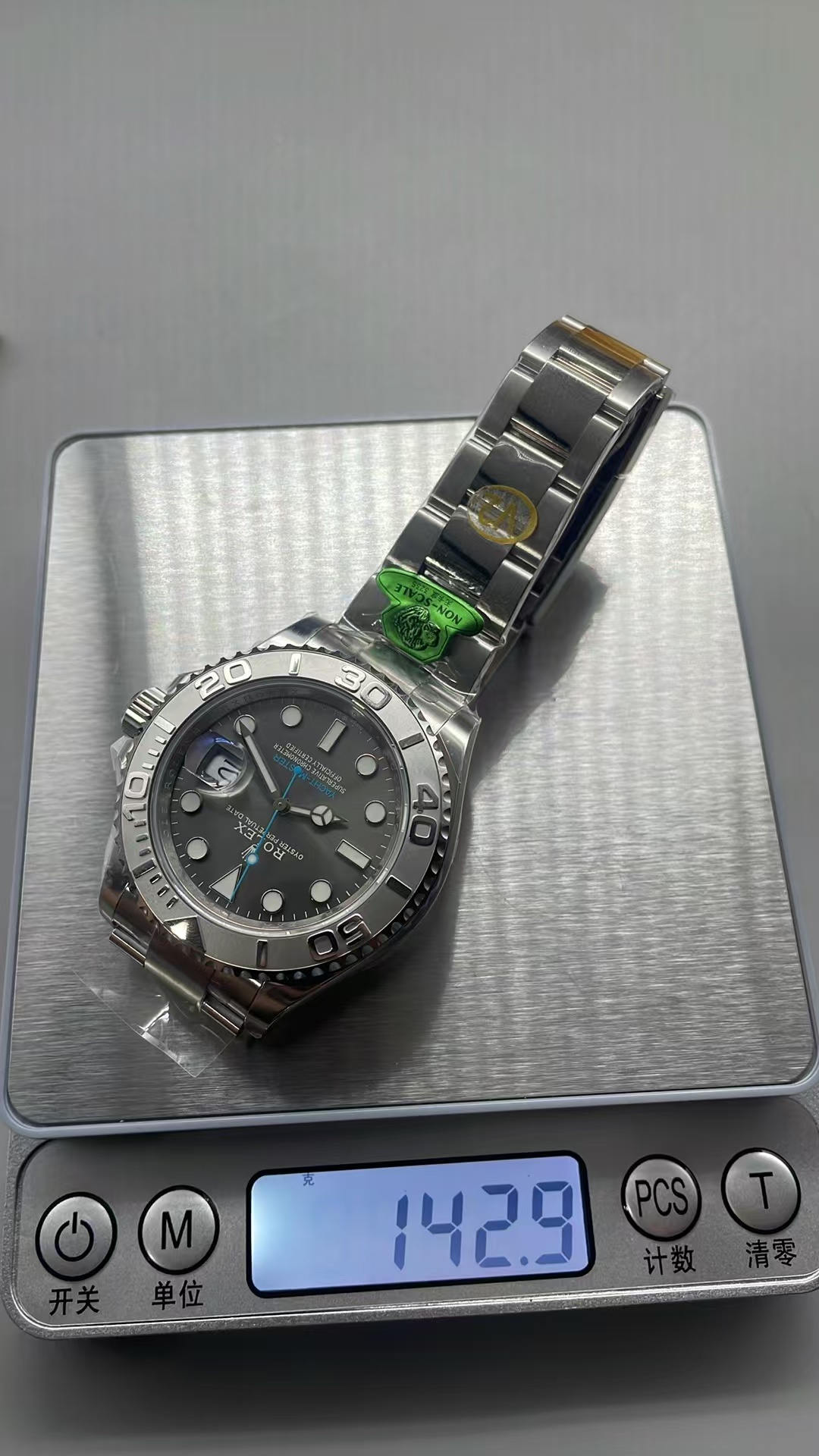 (image for) Gold Factory Rolex YachtMaster 126622 Gain Weight Grey Dial Free-Sprung 3235 Movement
