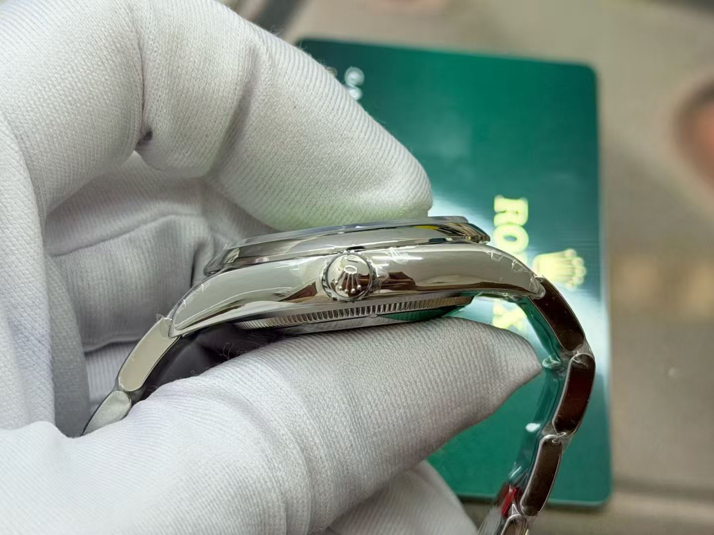 (image for) VSF Rolex Oyster Perpetual 126000 Pistachio 36mm Super Clone 3230 Movement