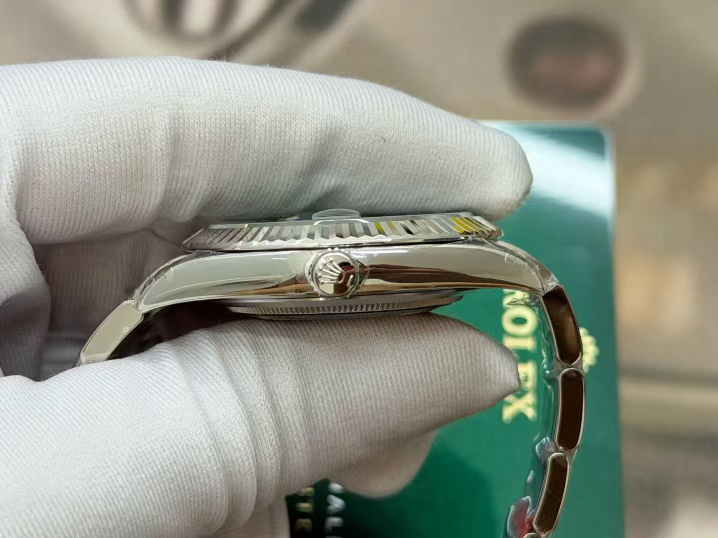 (image for) VSF Rolex Datejust II Mint Green Dial Oyster Bracelet with Free-Sprung 3235 Movement