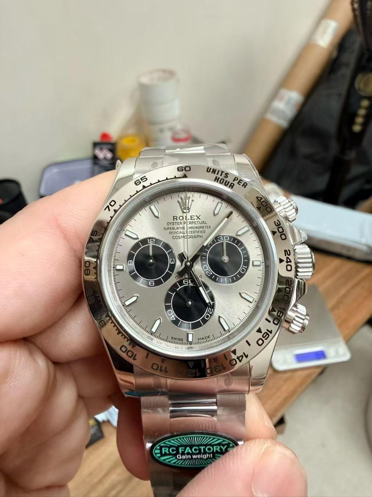 (image for) RCF Rolex Daytona 126509 Gain Weight Grey Dial Super Clone 4131 Movement