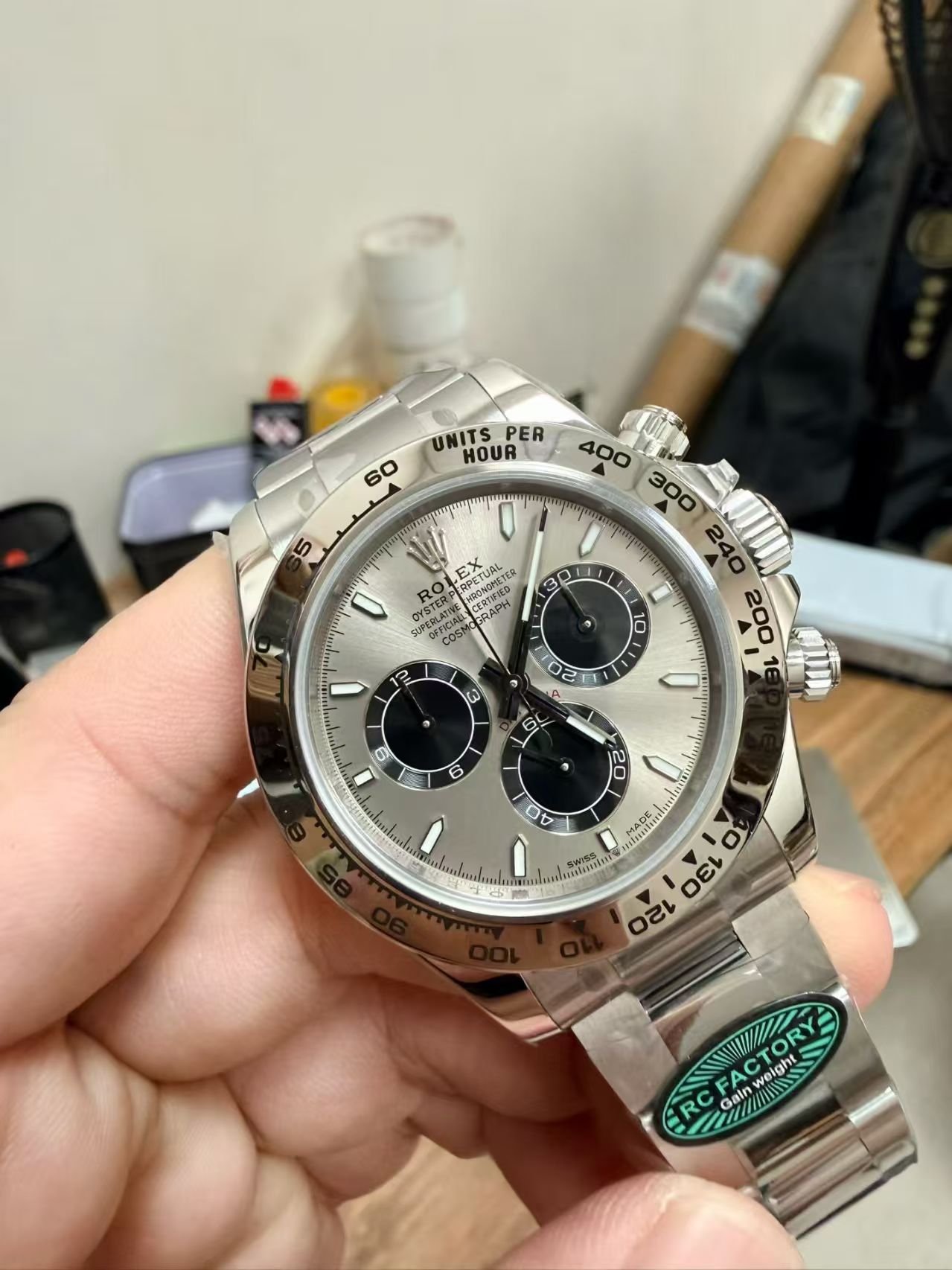 (image for) RCF Rolex Daytona 126509 Gain Weight Grey Dial Super Clone 4131 Movement