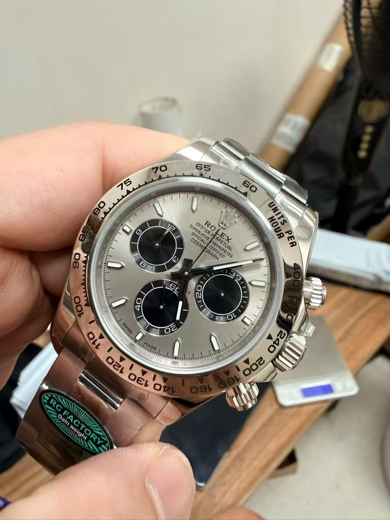 (image for) RCF Rolex Daytona 126509 Gain Weight Grey Dial Super Clone 4131 Movement