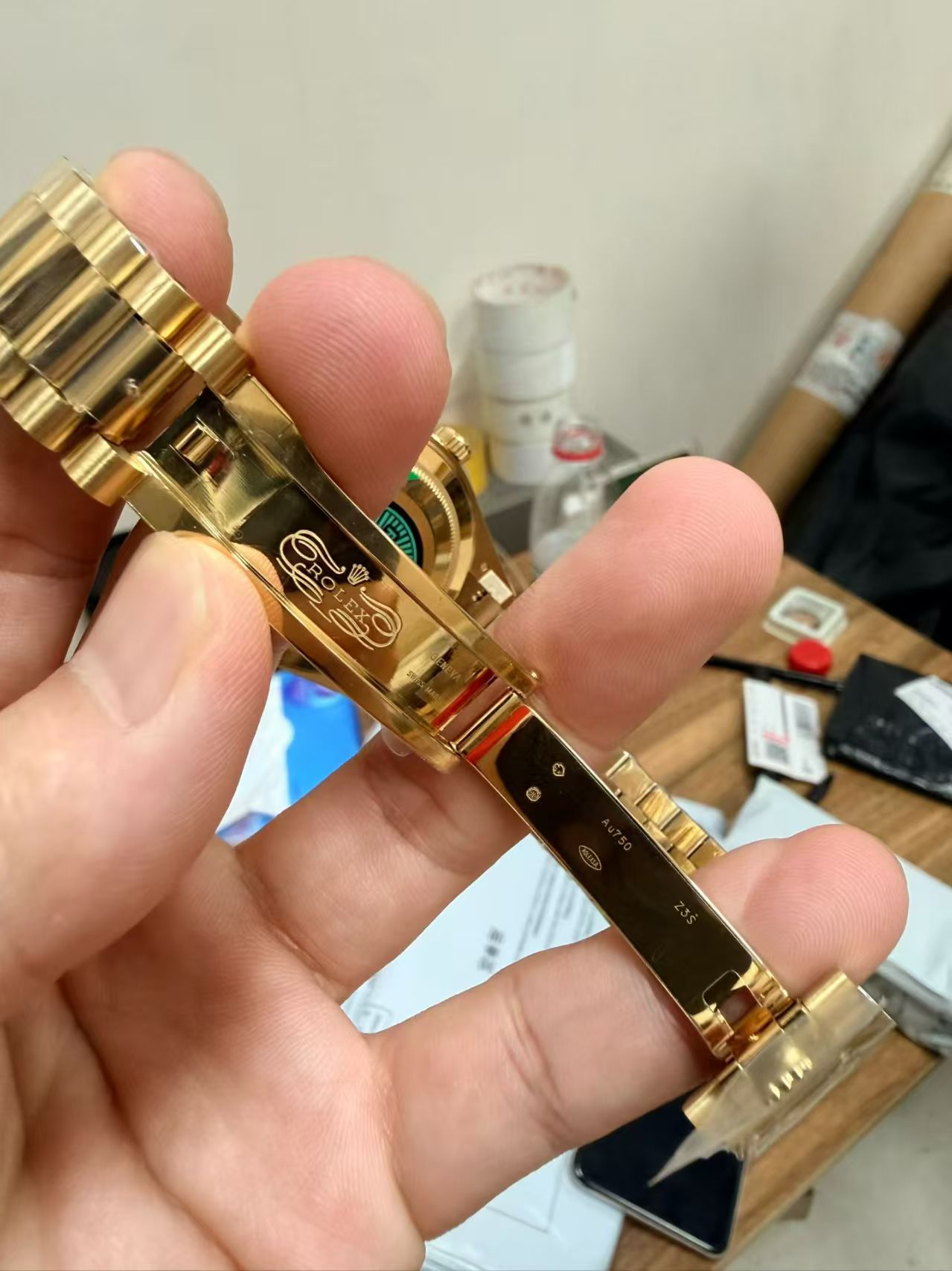 (image for) RCF Rolex Day-Date 228238 Gain Weight Yellow Gold Case White Dial Super Clone 3255 Movement