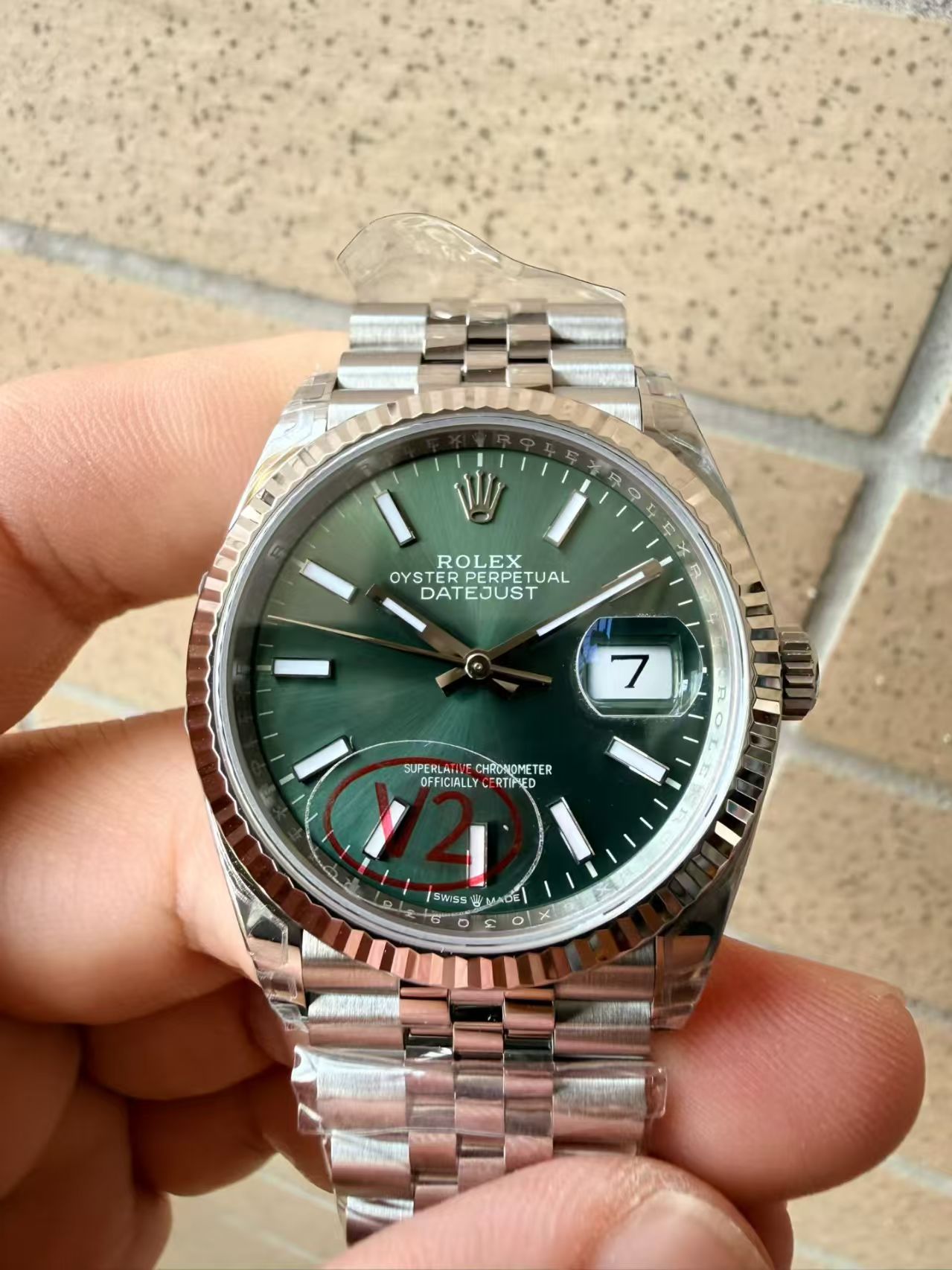 (image for) VSF Rolex Datejust 36mm 126234 Mint Green Dial Jubilee Bracelet Super Clone 3235 Movement