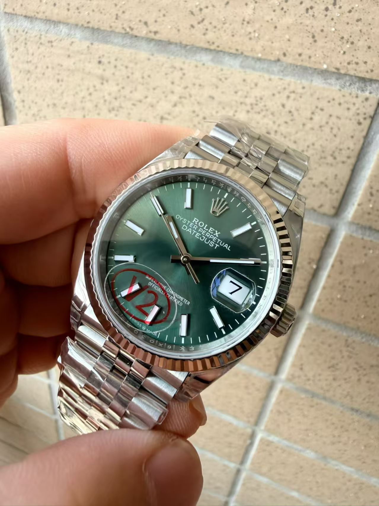 (image for) VSF Rolex Datejust 36mm 126234 Mint Green Dial Jubilee Bracelet Super Clone 3235 Movement