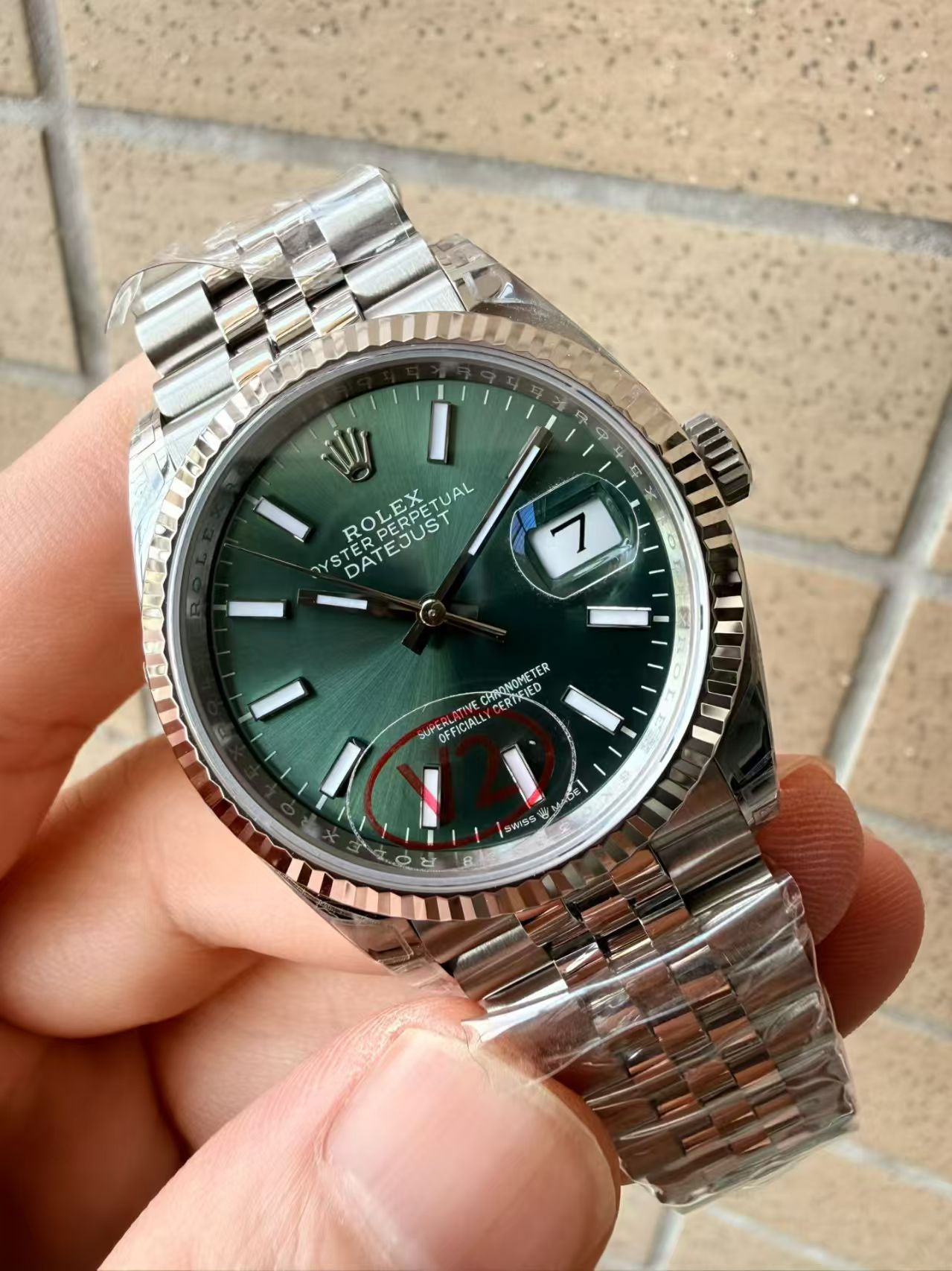 (image for) VSF Rolex Datejust 36mm 126234 Mint Green Dial Jubilee Bracelet Super Clone 3235 Movement