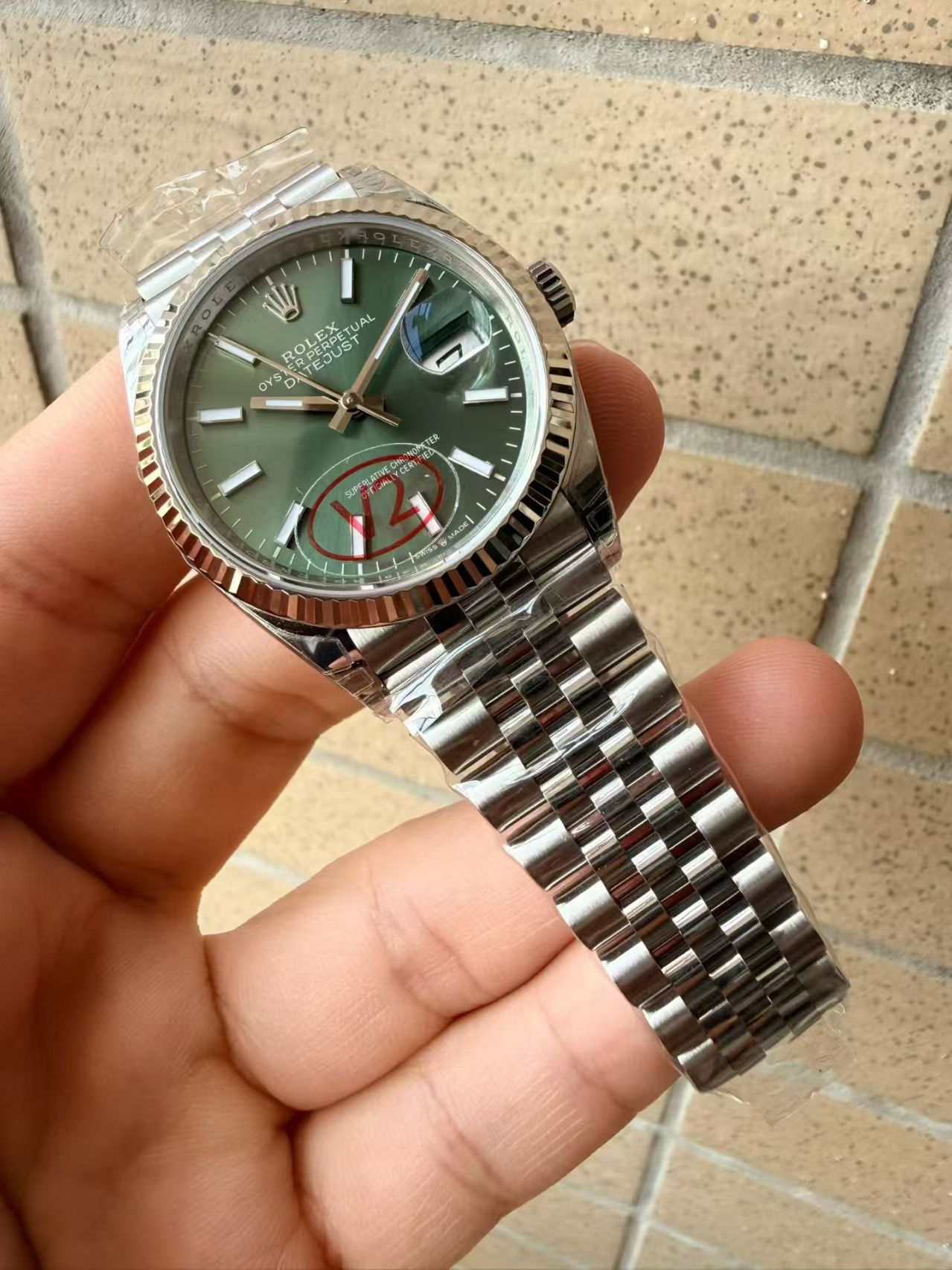 (image for) VSF Rolex Datejust 36mm 126234 Mint Green Dial Jubilee Bracelet Super Clone 3235 Movement