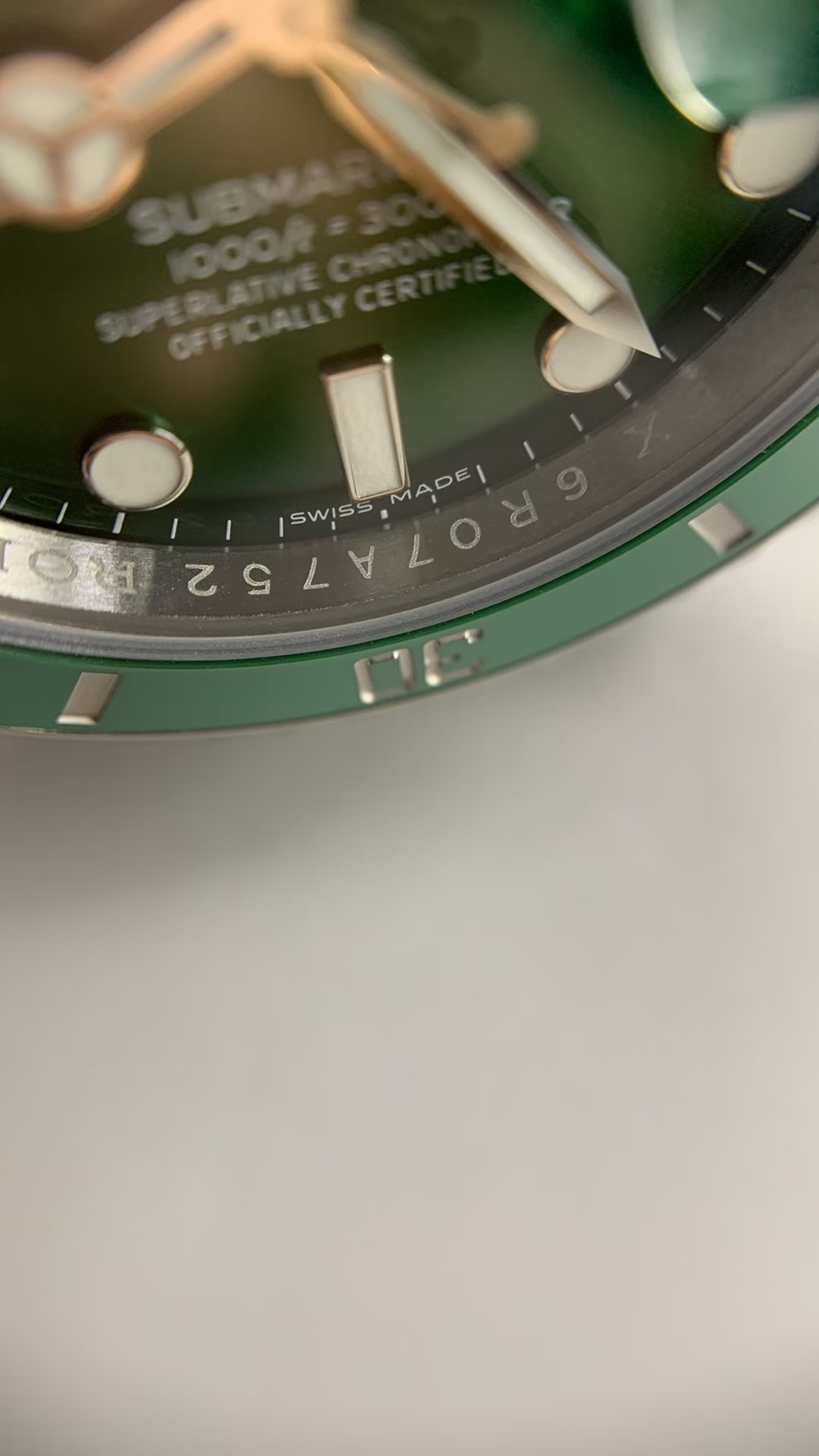(image for) VSF Rolex Submariner 40mm Green Hulk 116610LV Green Dial Super Clone 3135 Movement