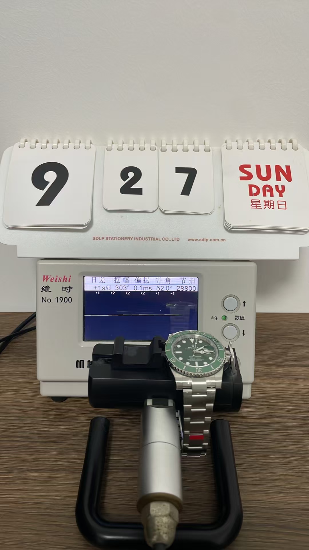 (image for) VSF Rolex Submariner 40mm Green Hulk 116610LV Green Dial Super Clone 3135 Movement