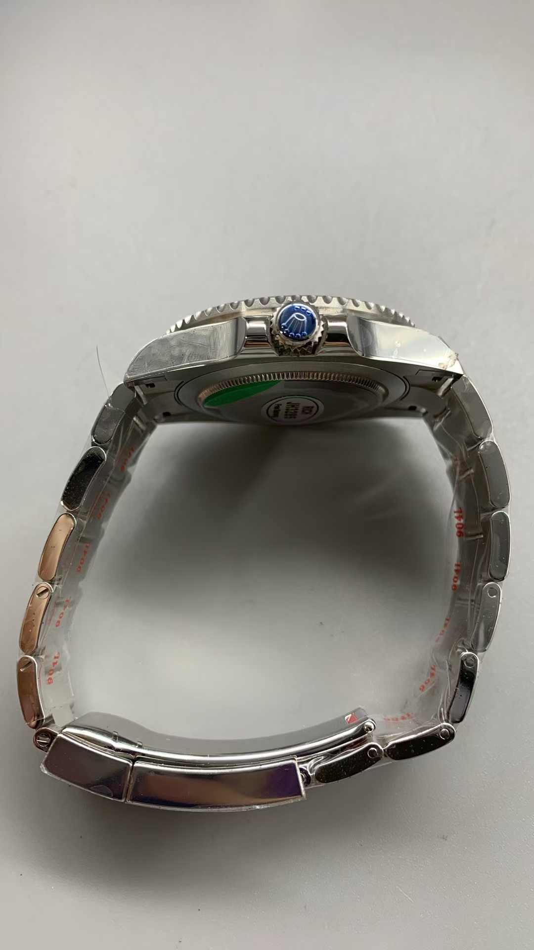(image for) Rich Factory Rolex GMT-Master II Batman Blue Black Ceramic Bezel Black Dial Free-Sprung JH3285 Movement