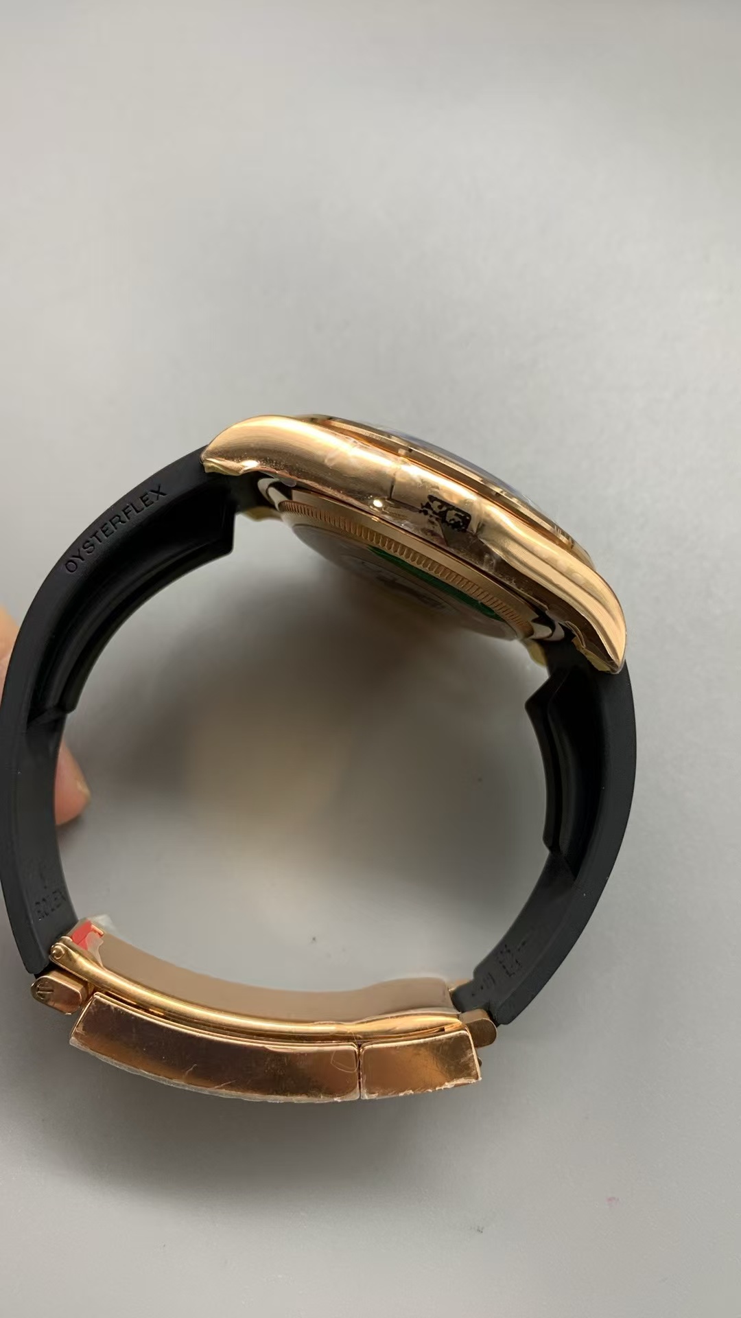 (image for) Rolex Daytona Rose Gold Case SW Meteorite Dial Rubber Band Super Clone 4131 Movement