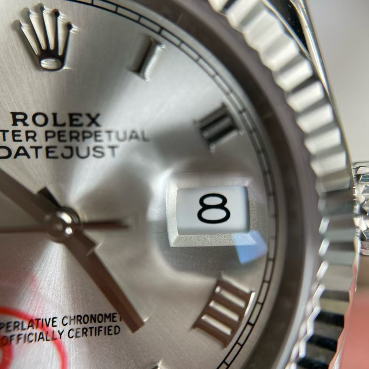(image for) VSF Rolex Datejust 36mm Silver Dial Rome Markers Super Clone 3235 Movement