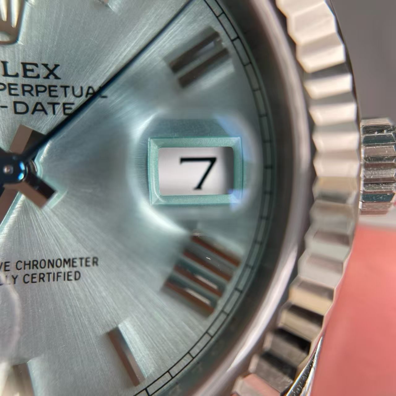 (image for) RCF Rolex Day-Date Gain Weight White Gold Case Ice Blue Dial Super Clone 3255 Movement