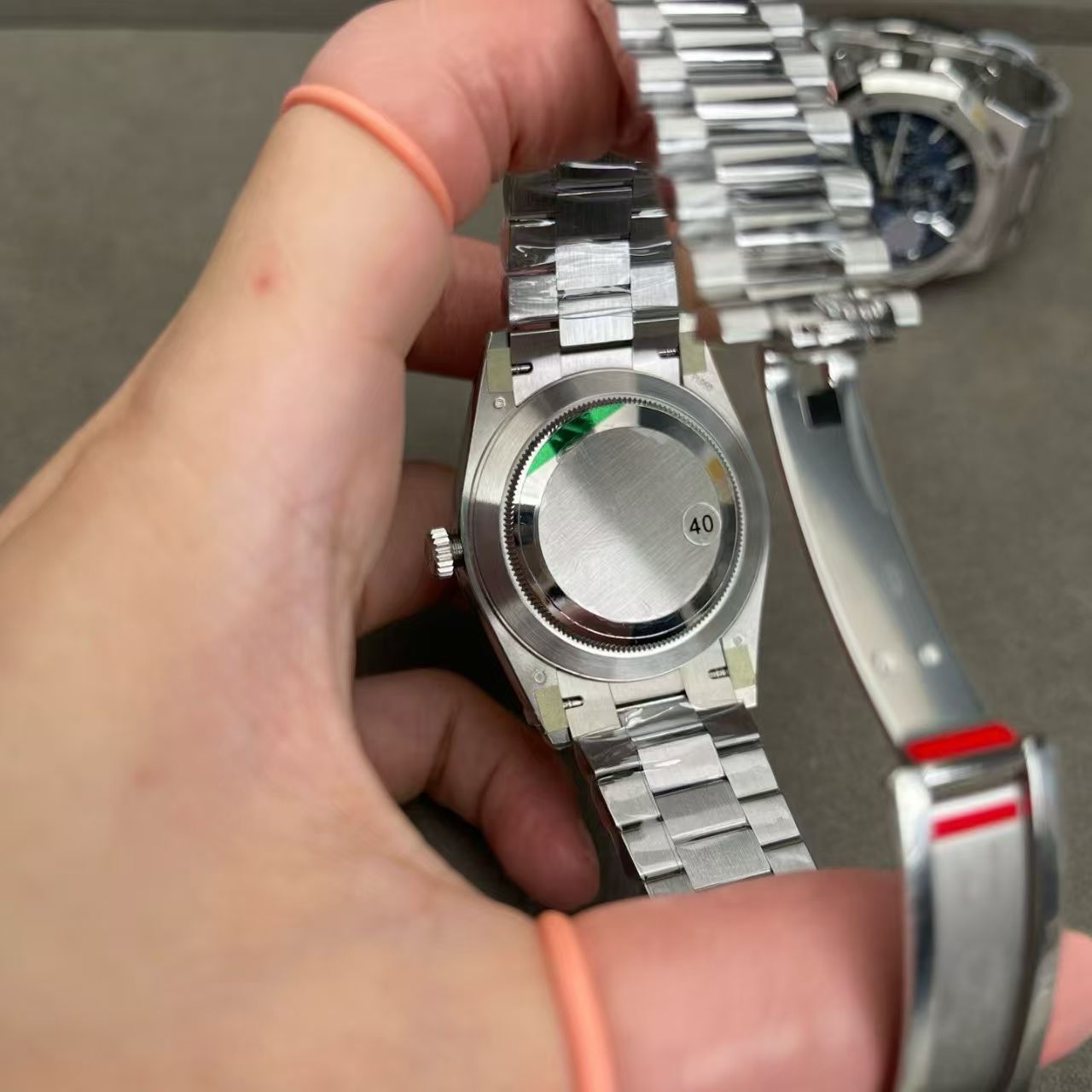 (image for) RCF Rolex Day-Date Gain Weight White Gold Case Ice Blue Dial Super Clone 3255 Movement
