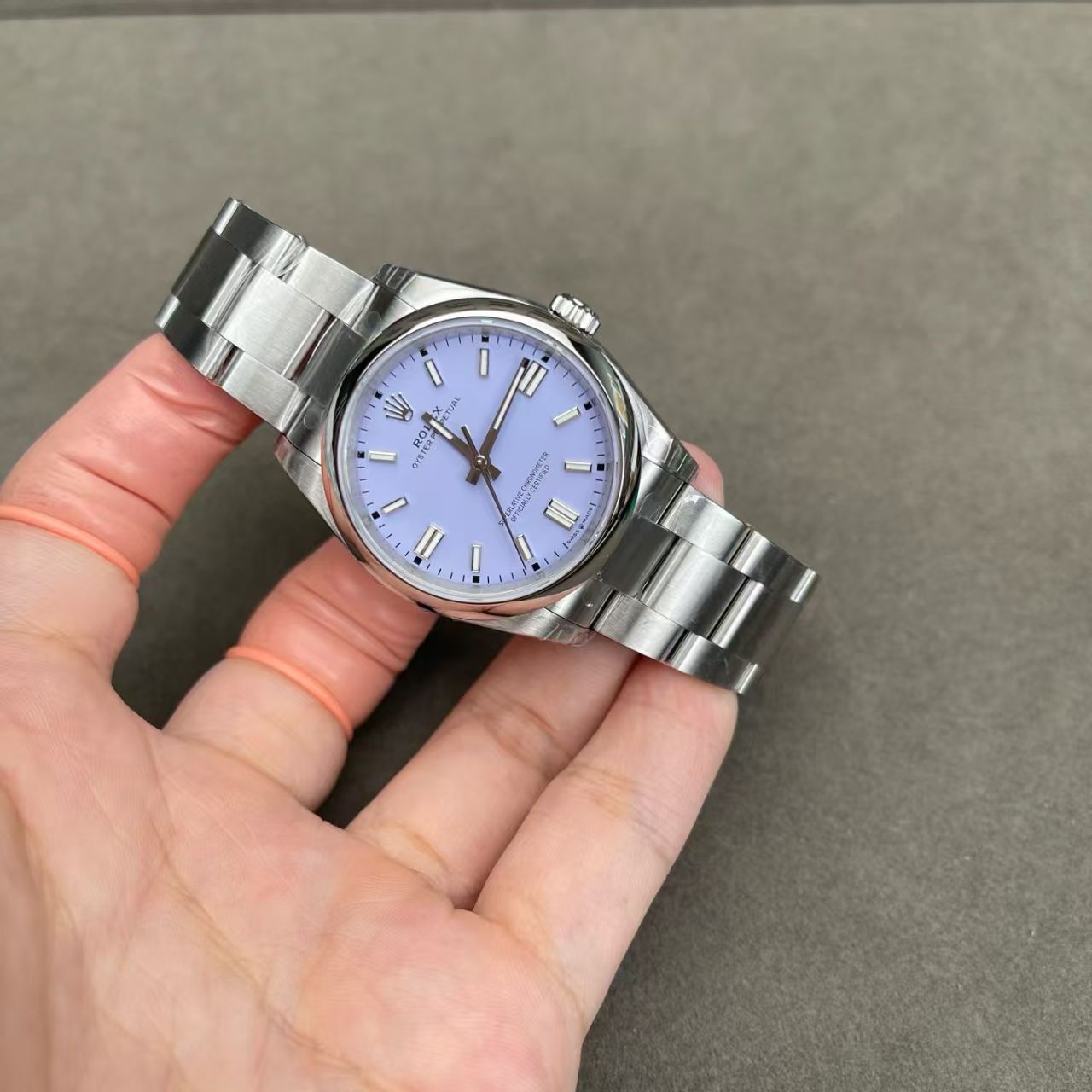 (image for) VSF Rolex Oyster Perpetual 36mm Lavender Dial Super Clone 3230 Movement