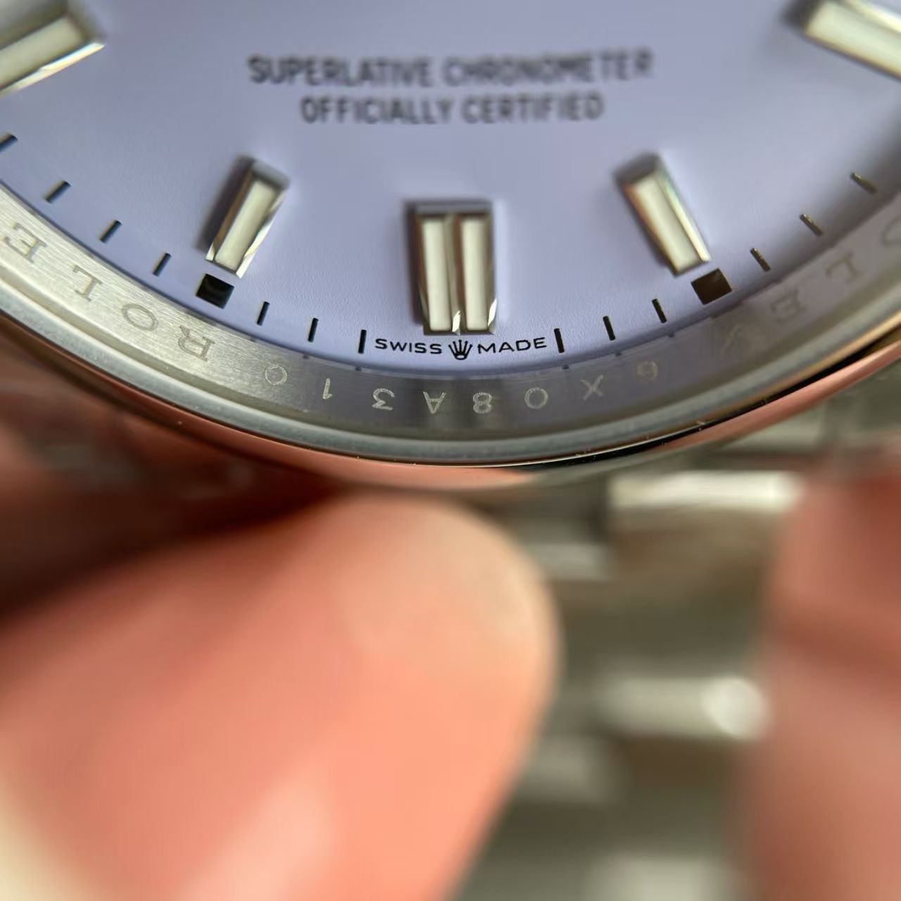 (image for) VSF Rolex Oyster Perpetual 36mm Lavender Dial Super Clone 3230 Movement