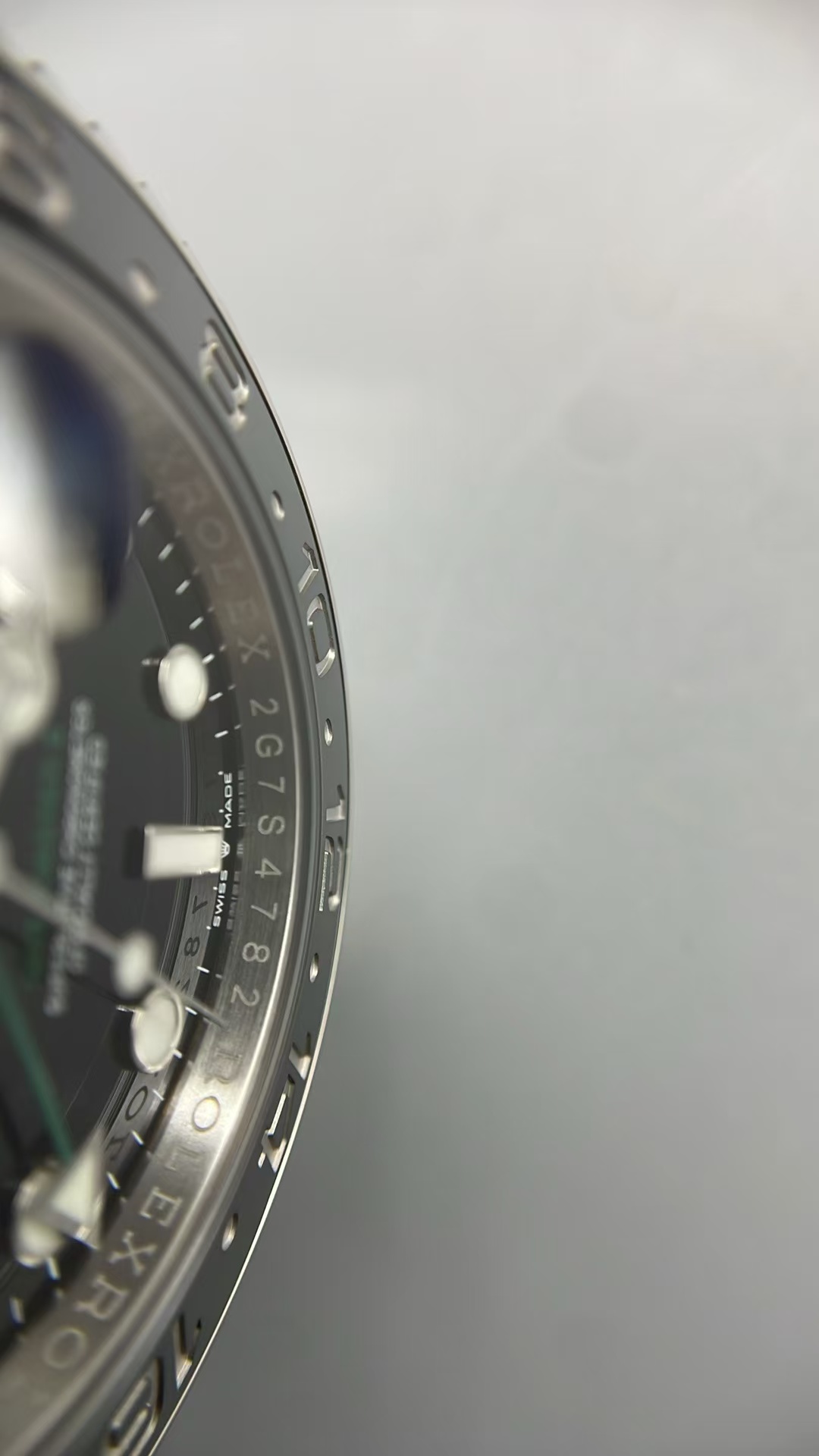(image for) Rich Factory Rolex GMT-Master II 126710GRNR-0001 Bruce Wayne Black/Grey Ceramic Bezel Free-Sprung 3285