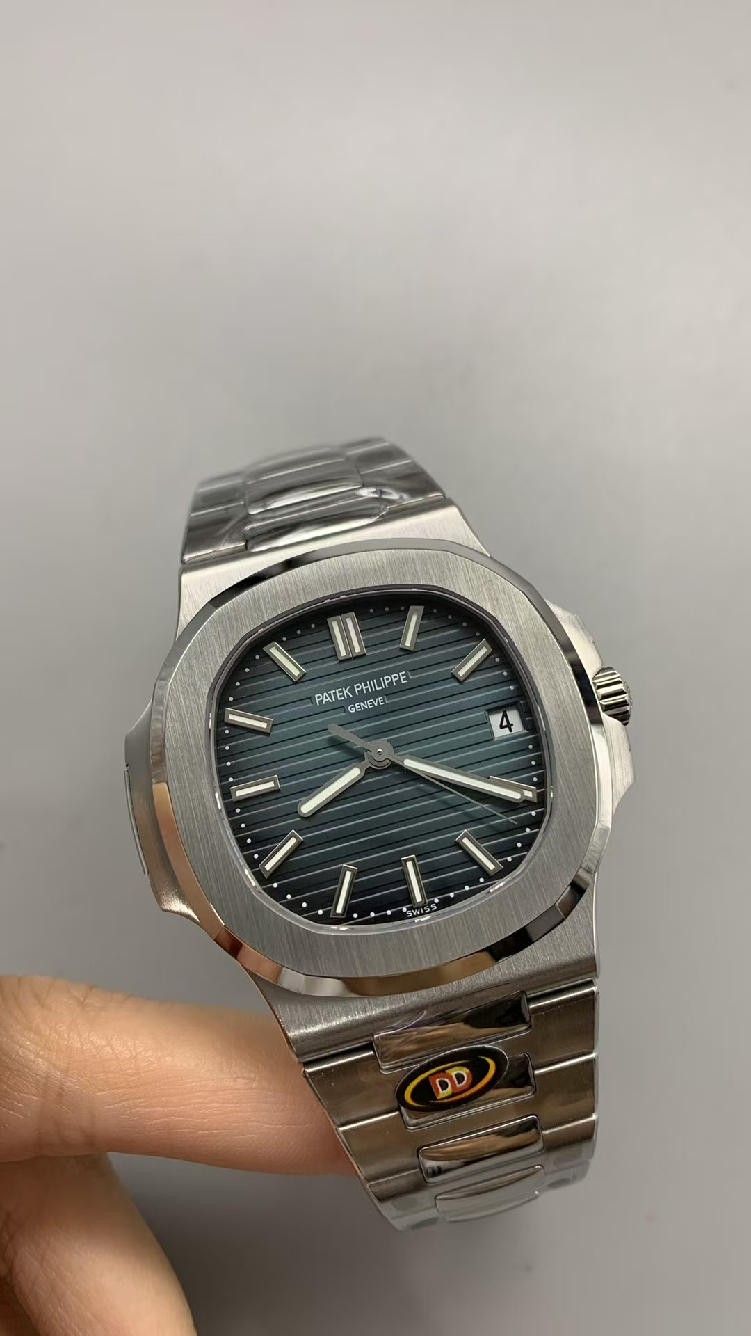 (image for) DDF Patek Philippe Nautilus 5711 Blue Dial Super Clone 330 Movement with Hacking Seconds