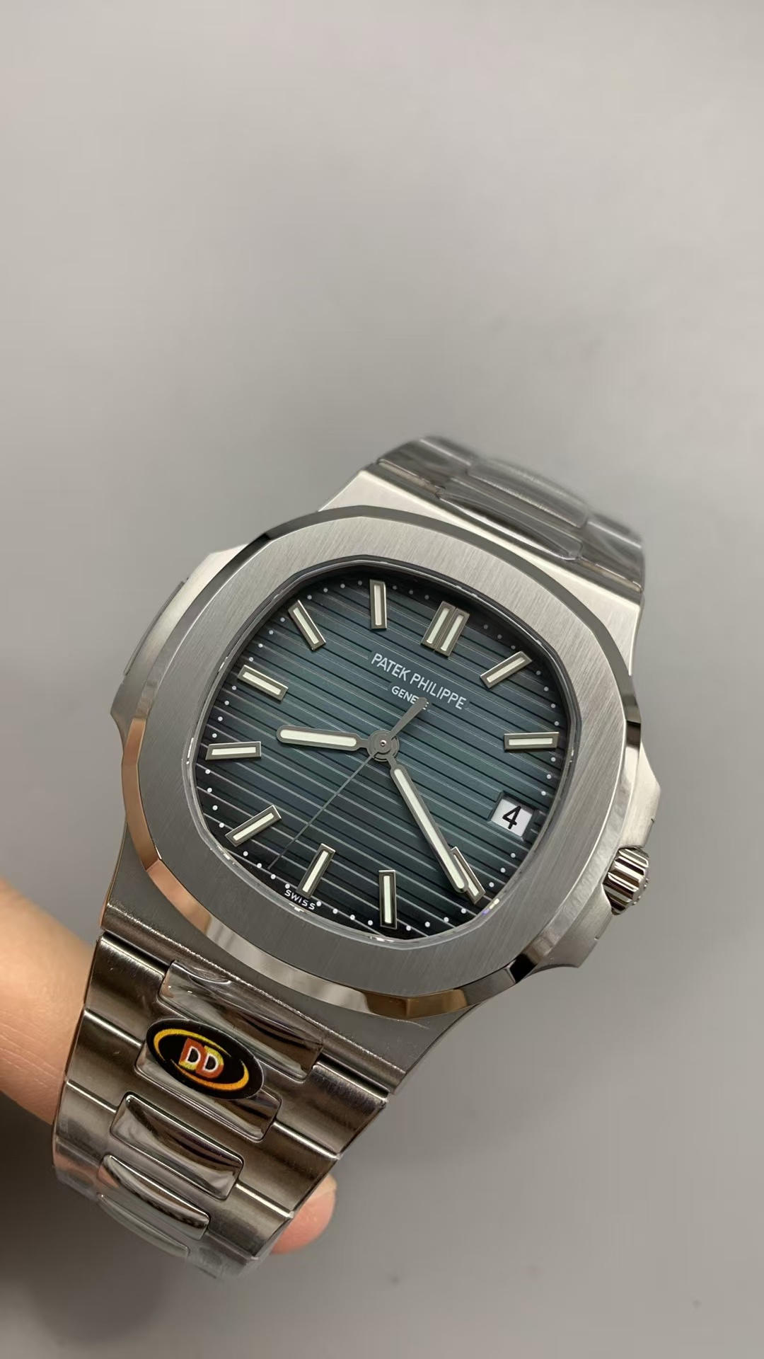 (image for) DDF Patek Philippe Nautilus 5711 Blue Dial Super Clone 330 Movement with Hacking Seconds