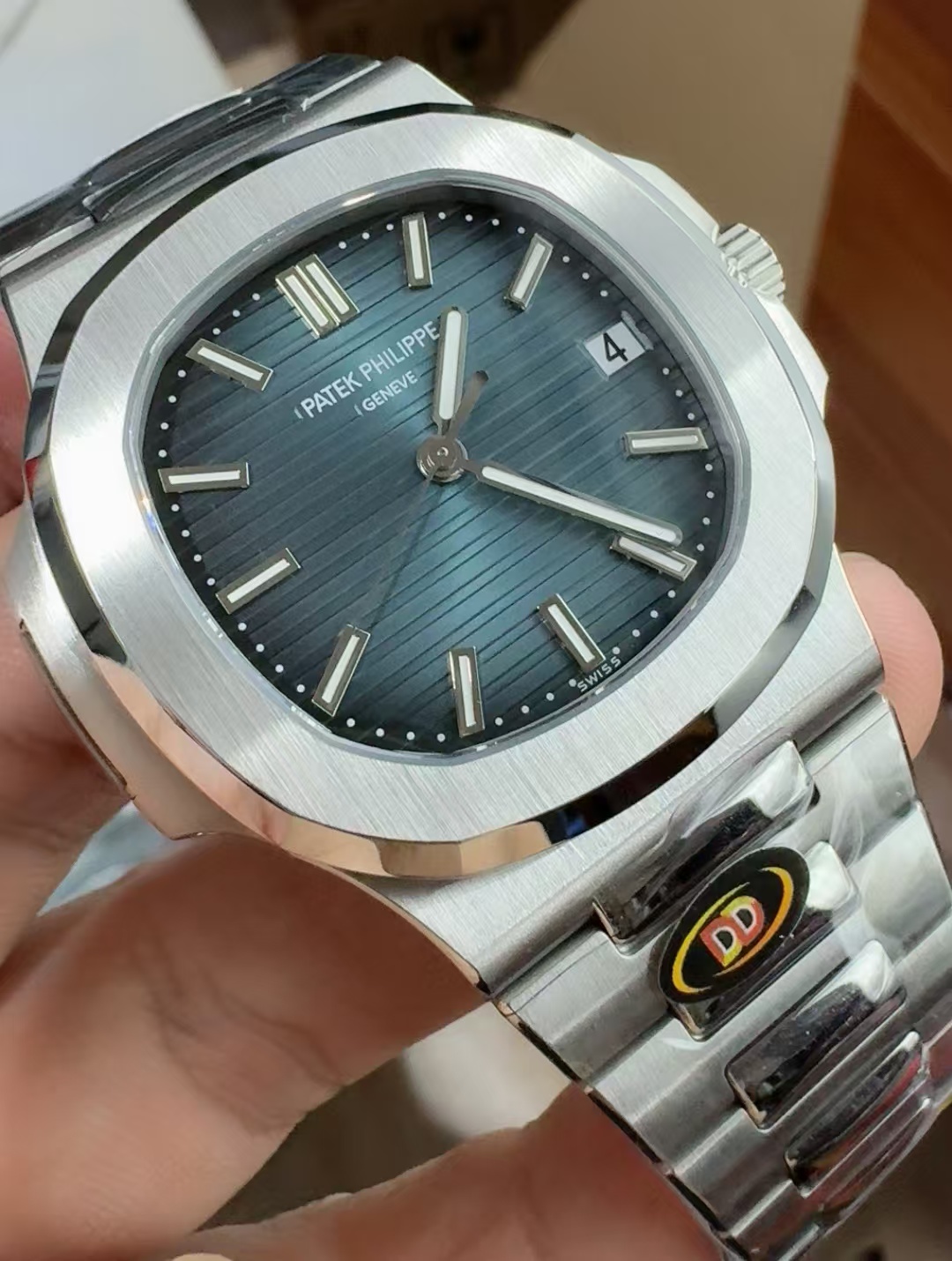 (image for) DDF Patek Philippe Nautilus 5711 Blue Dial Super Clone 330 Movement with Hacking Seconds