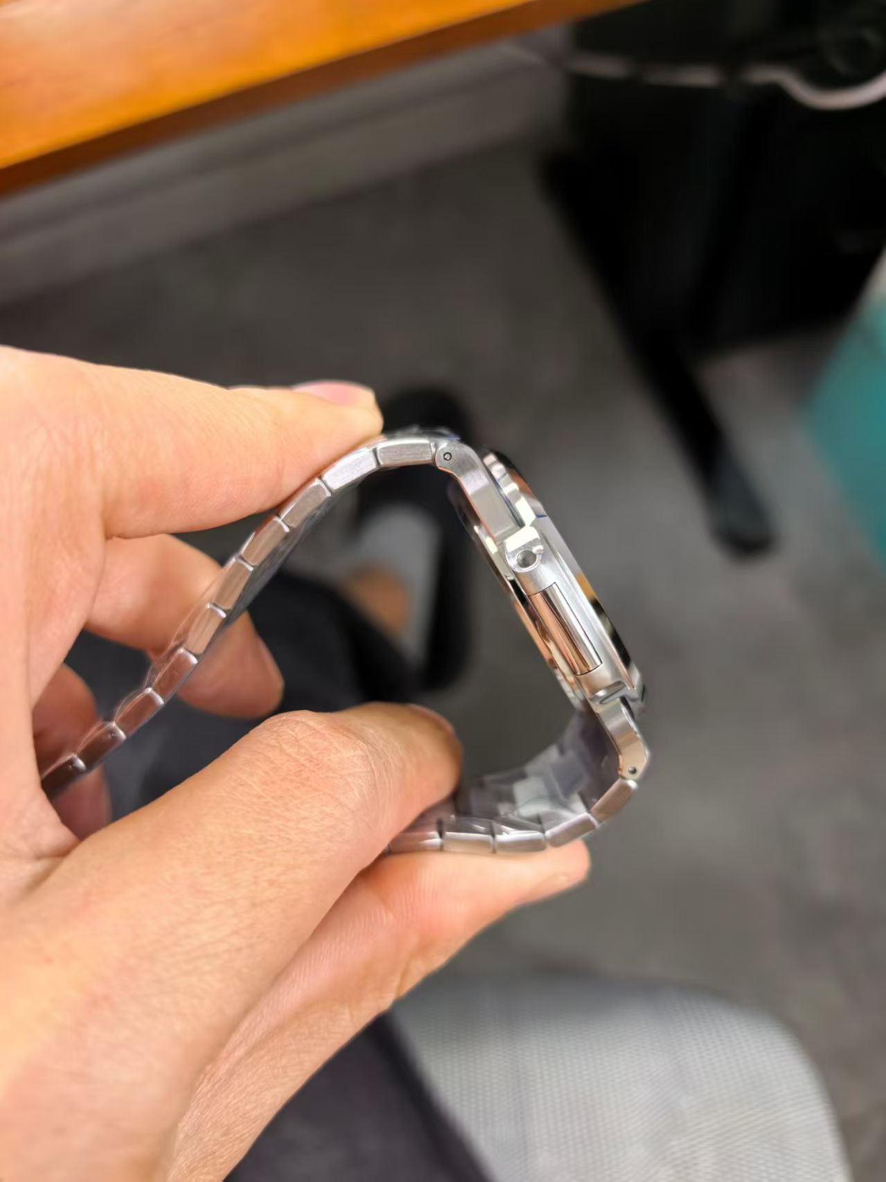 (image for) DDF Patek Philippe Nautilus 5711 Blue Dial Super Clone 330 Movement with Hacking Seconds