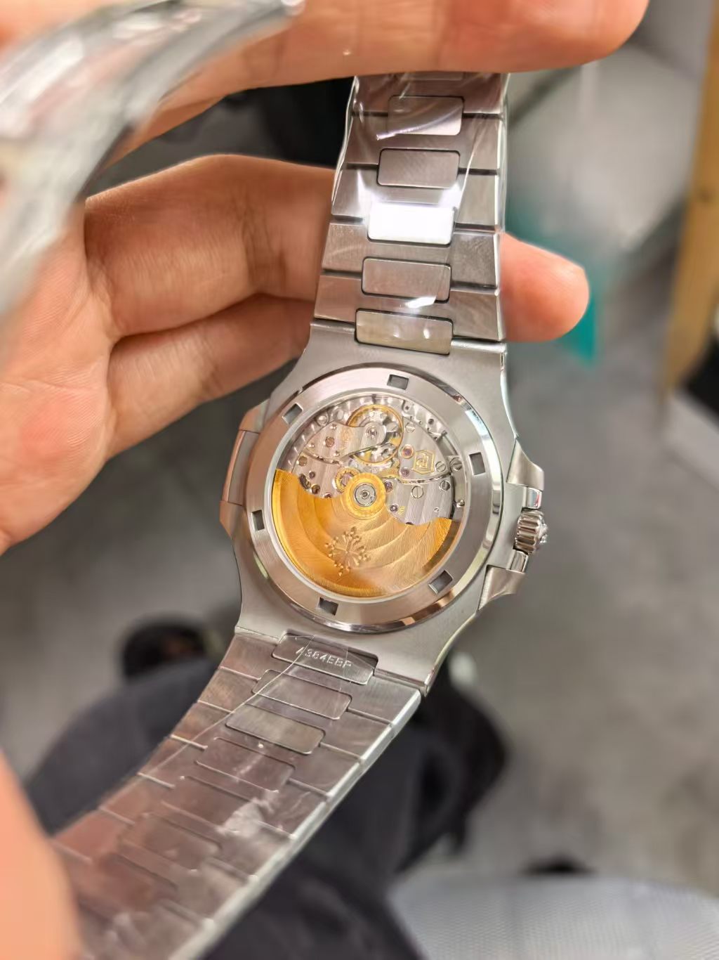 (image for) DDF Patek Philippe Nautilus 5711 Blue Dial Super Clone 330 Movement with Hacking Seconds