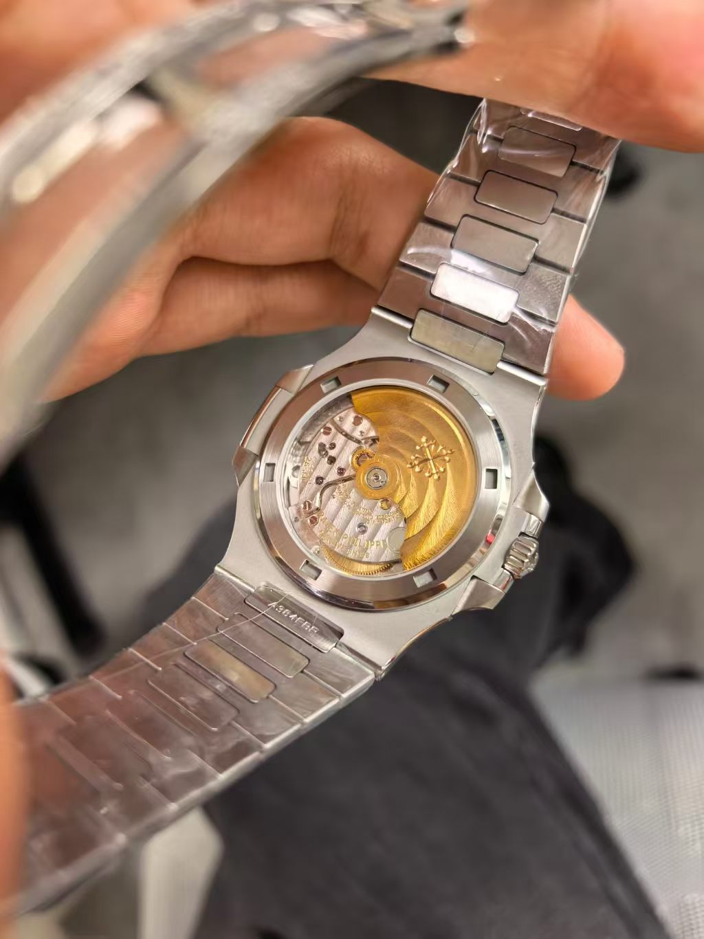 (image for) DDF Patek Philippe Nautilus 5711 Blue Dial Super Clone 330 Movement with Hacking Seconds