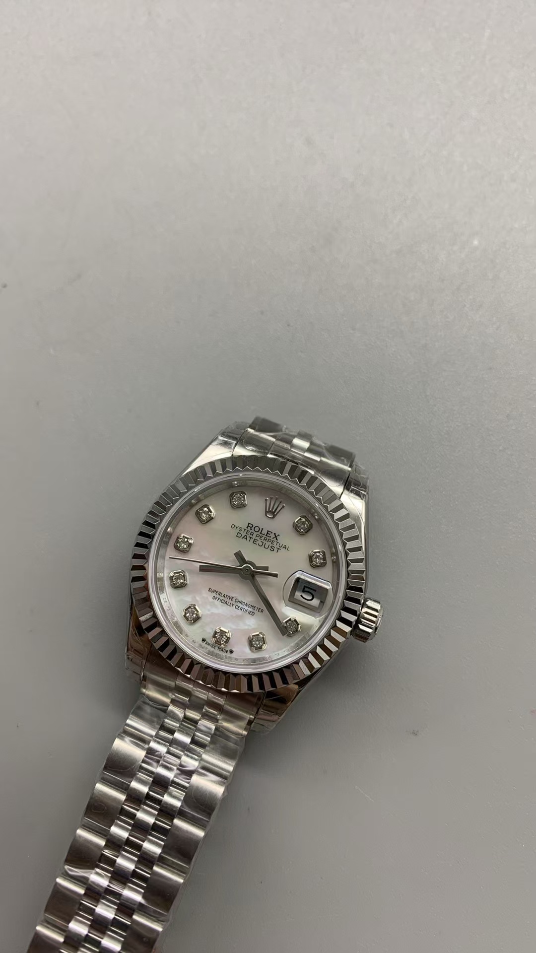 (image for) GSF Rolex Datejust 28mm MOP Dial Diamond Markers Asian Clone 2671 Movement