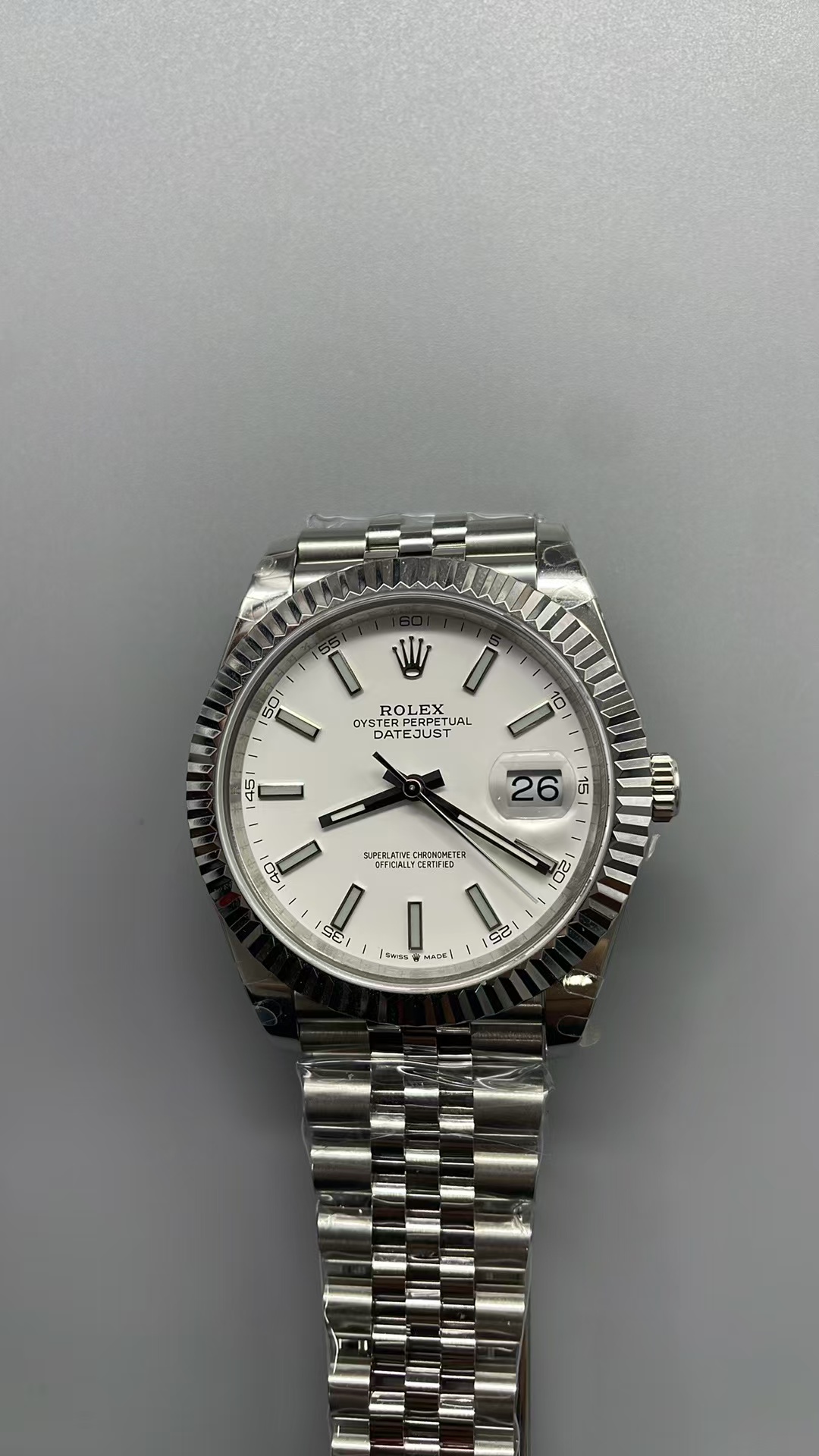 (image for) BPF Rolex Datejust II 41mm White Dial Clone 3235 Movement