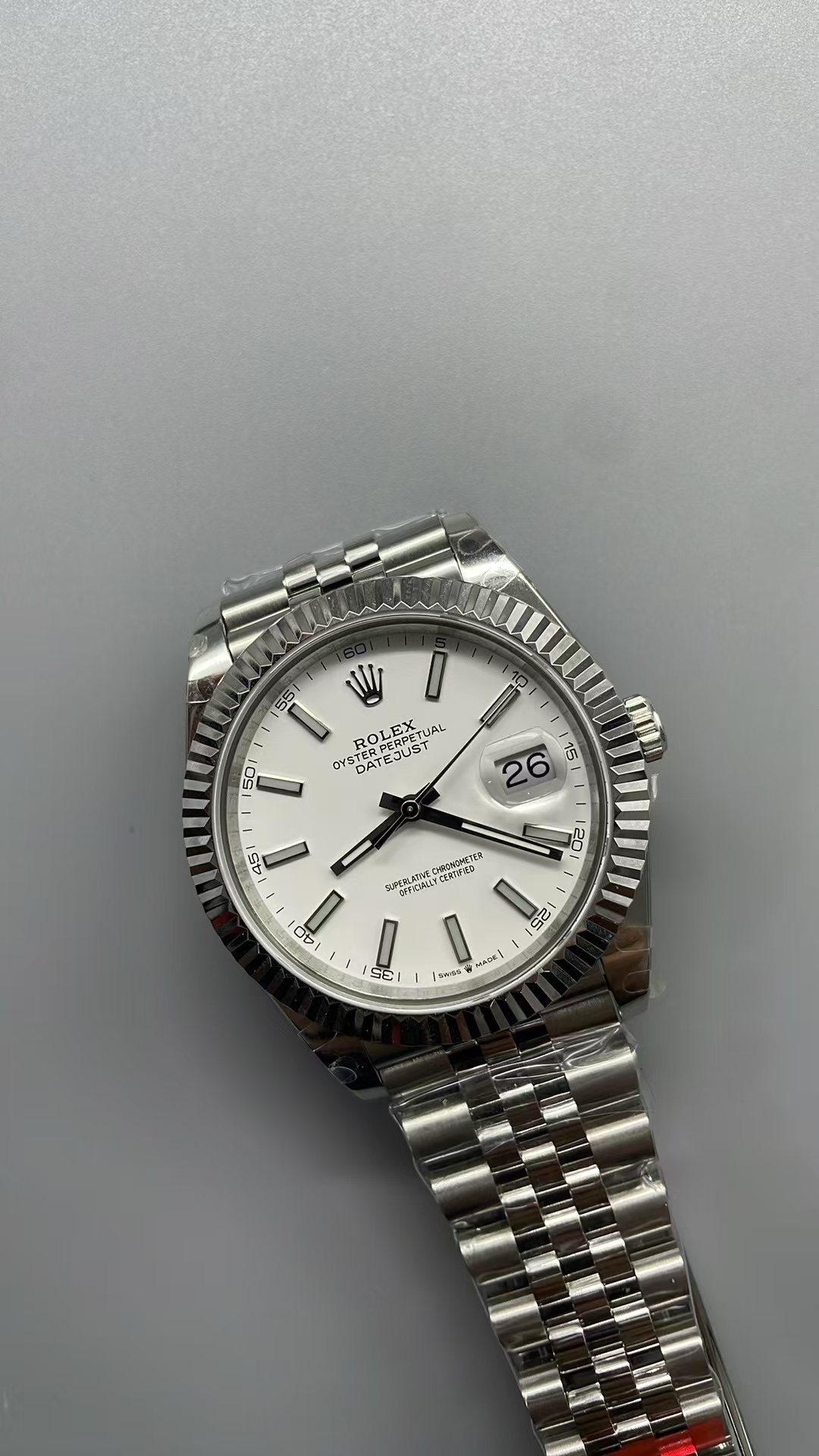 (image for) BPF Rolex Datejust II 41mm White Dial Clone 3235 Movement