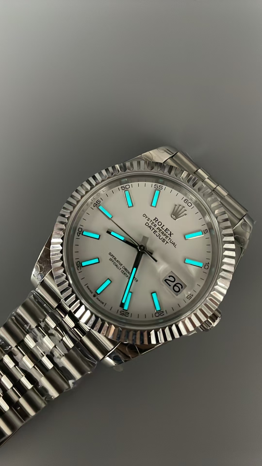 (image for) BPF Rolex Datejust II 41mm White Dial Clone 3235 Movement