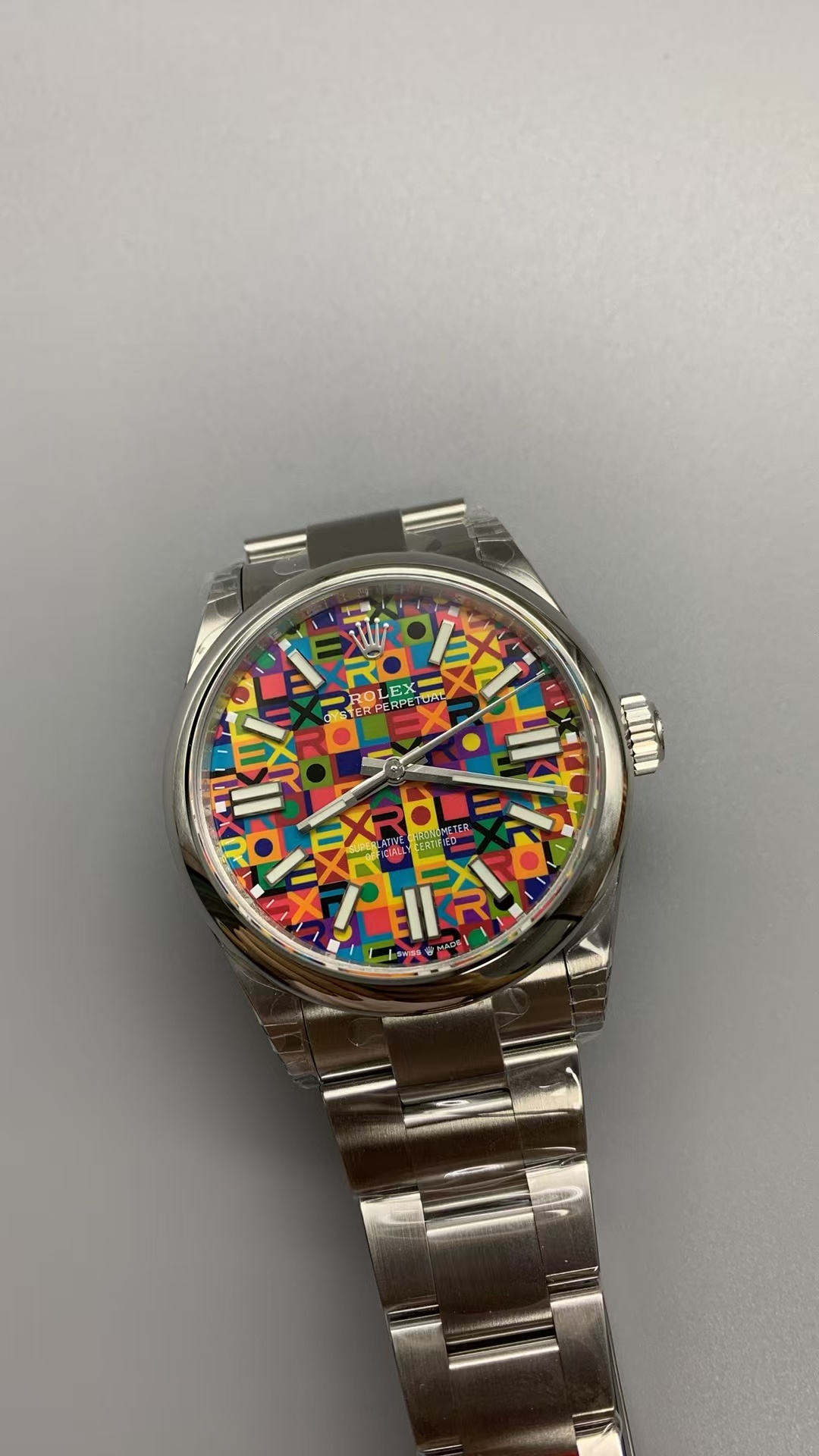 (image for) VSF Rolex Oyster Perpetual 134300 41mm Colorful Motif Dial Super Clone 3230 Movement
