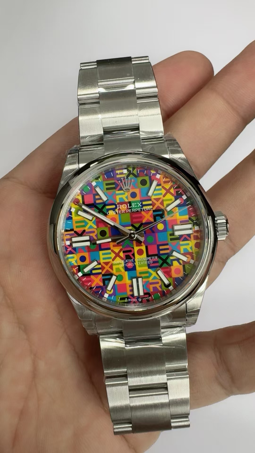 (image for) VSF Rolex Oyster Perpetual 134300 41mm Colorful Motif Dial Super Clone 3230 Movement