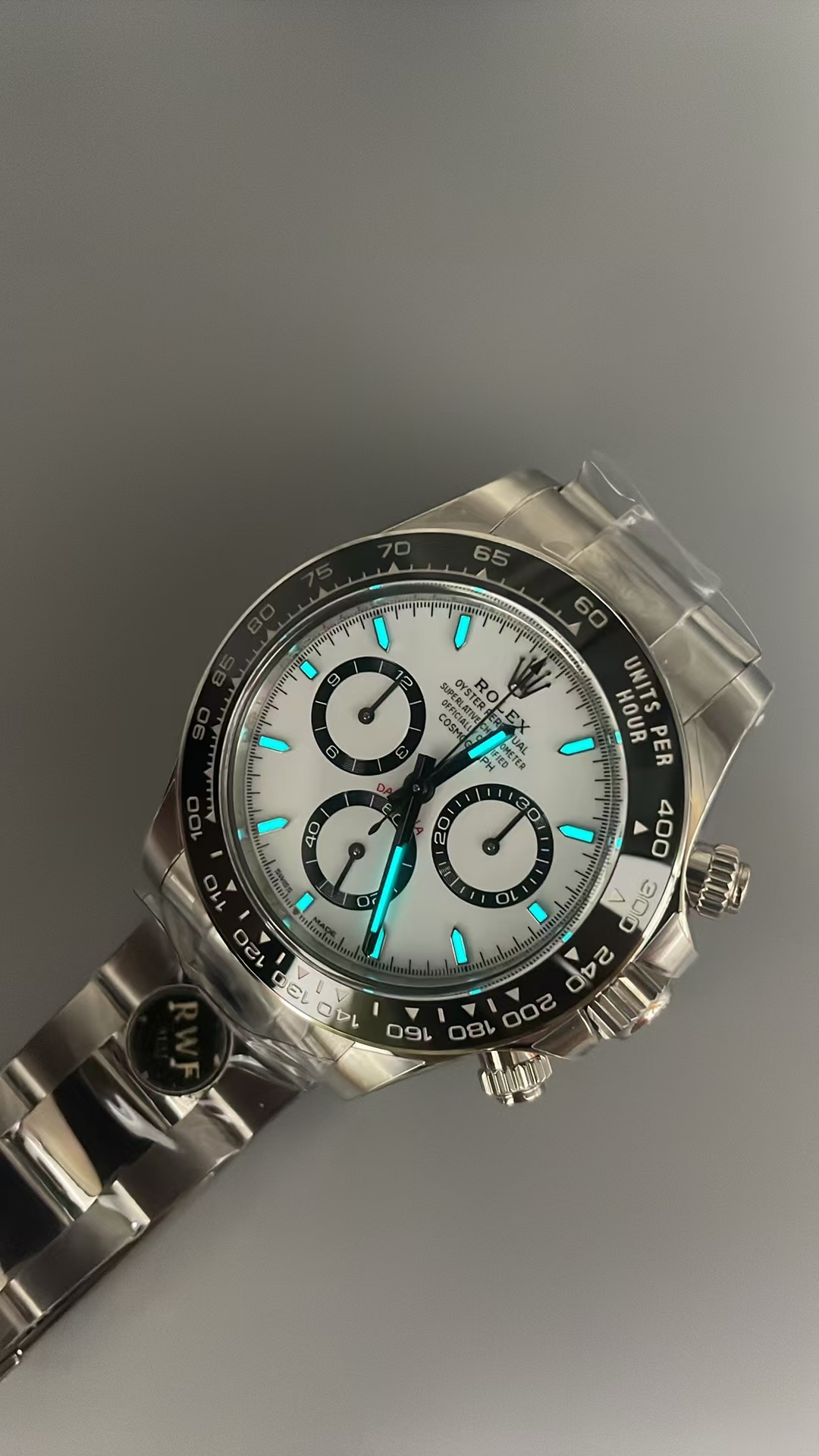 (image for) RWF Rolex Daytona 126500 Panda White Dial Free-Sprung JH4131 Movement