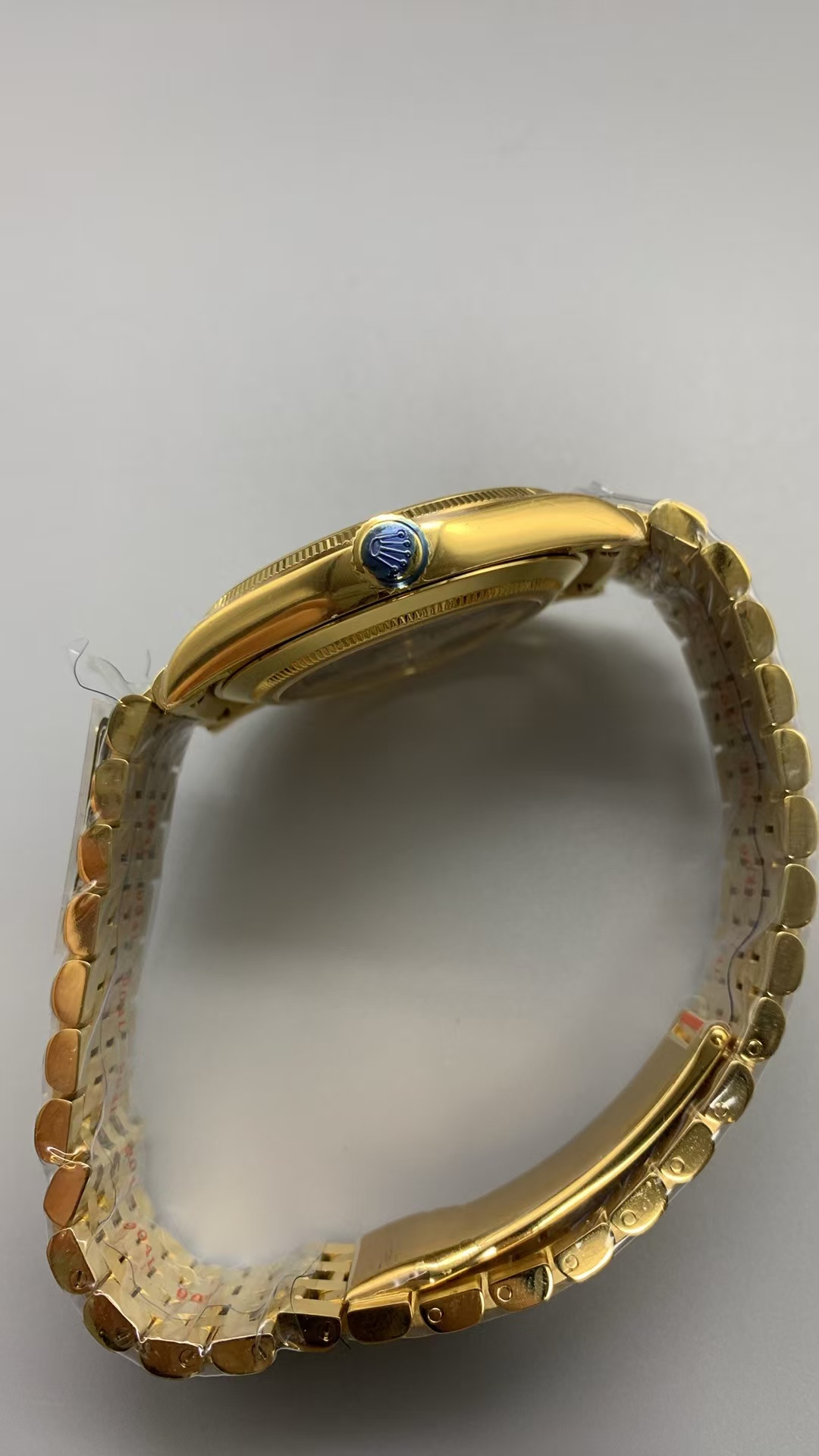 (image for) PPM Factory Rolex Perpetual 1908 52508 Yellow Gold Case Black Dial Asian Clone 7140 Movement