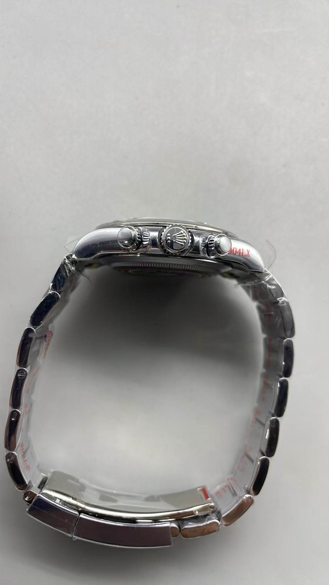 (image for) QF Rolex Daytona Gain Weight Grey Dial Red Hands Super Clone 4130 Movement