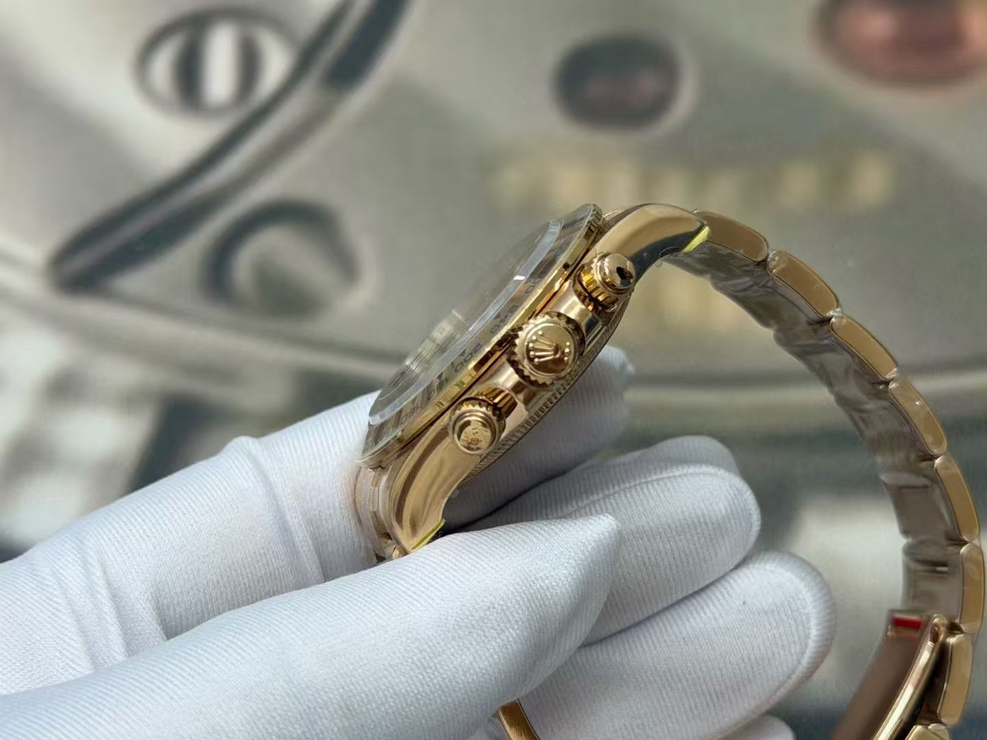 (image for) VSF Rolex Daytona Gain Weight Yellow Gold Case Chocolate Dial Super Clone 4131 Movement