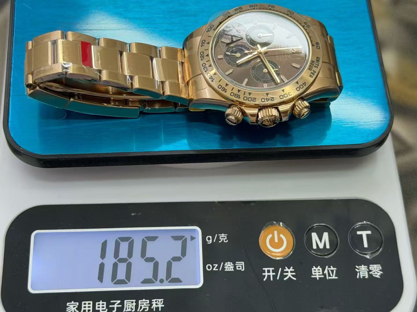 (image for) VSF Rolex Daytona Gain Weight Yellow Gold Case Chocolate Dial Super Clone 4131 Movement