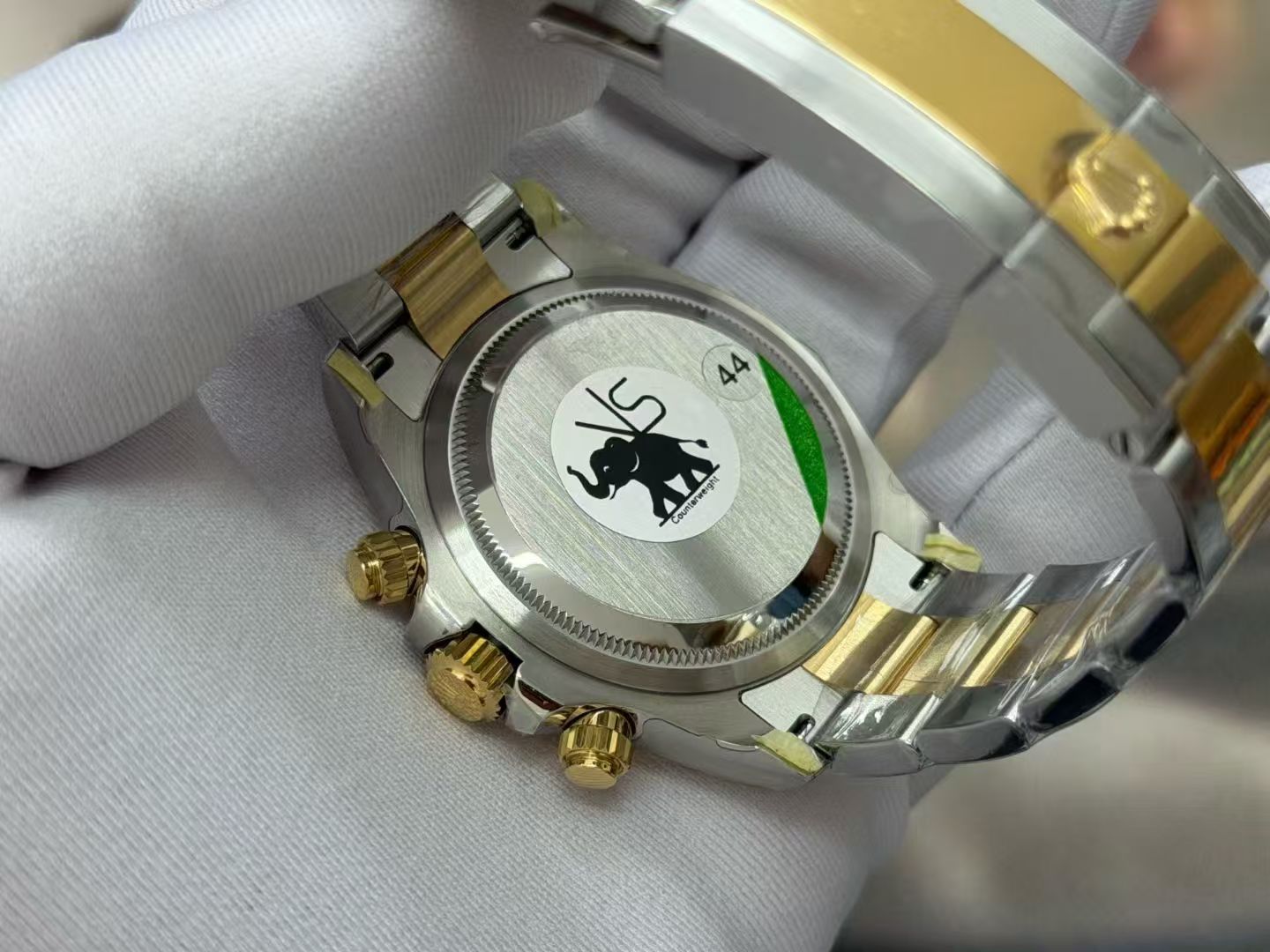 (image for) VSF Rolex Daytona Gain Weight Two Tone Case Black Dial Super Clone 4131 Movement