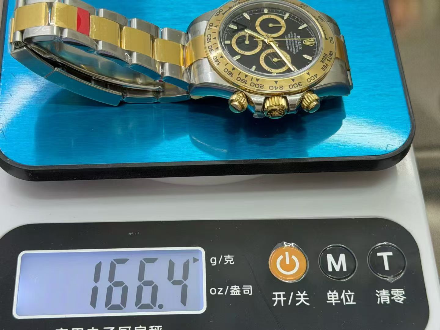 (image for) VSF Rolex Daytona Gain Weight Two Tone Case Black Dial Super Clone 4131 Movement