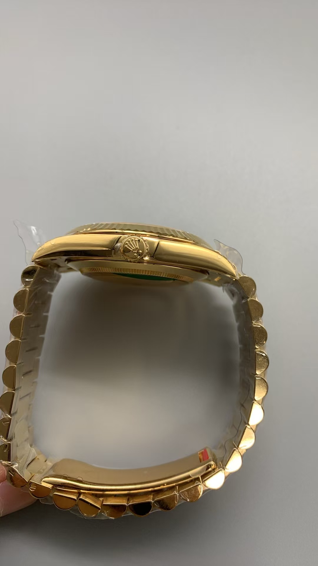 (image for) VSF Rolex Day-Date Gain Weight Yellow Gold Case Ombre Green Super Clone 3255 Movement