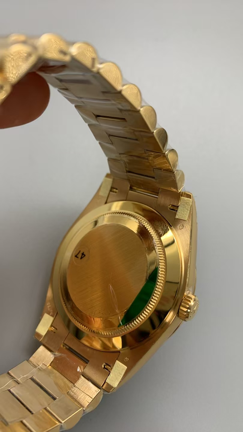 (image for) VSF Rolex Day-Date Gain Weight Yellow Gold Case Ombre Green Super Clone 3255 Movement